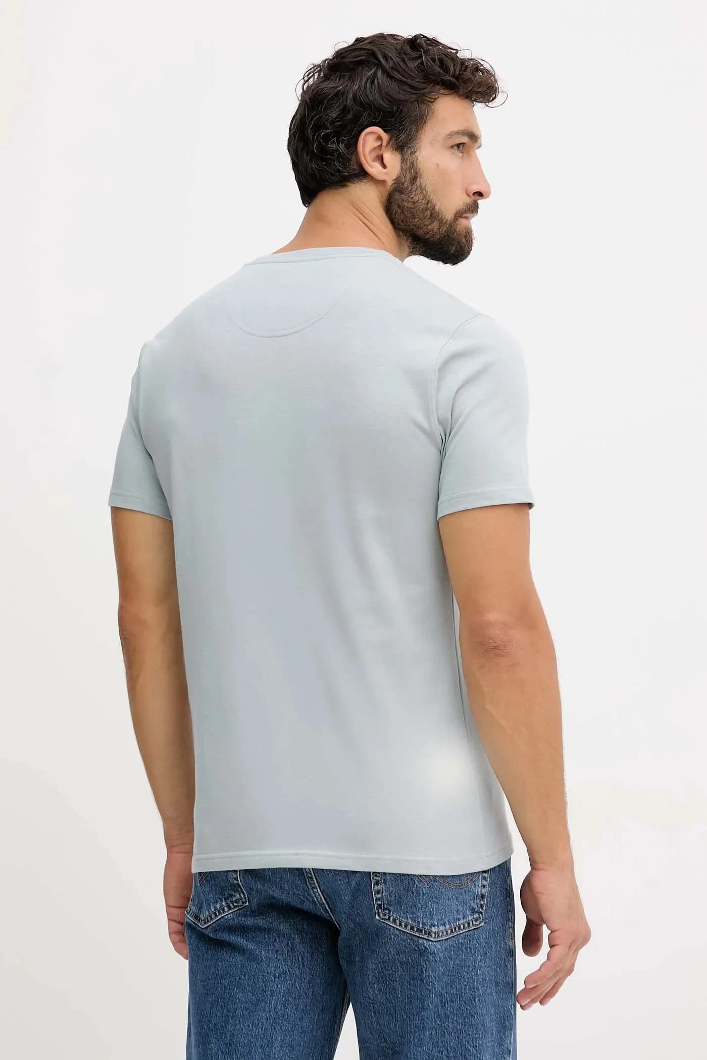 Хлопковая футболка ESSENTIALS - фото 3