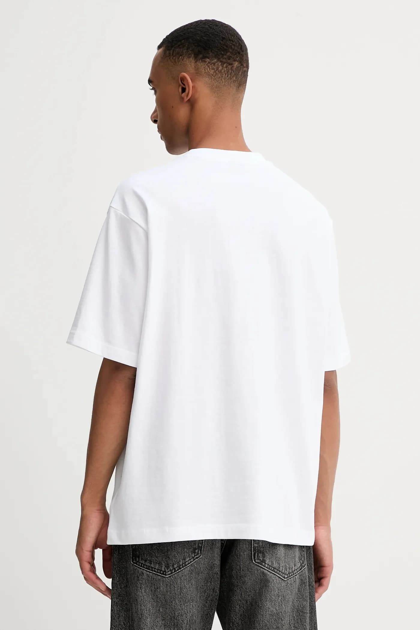 Хлопковая футболка свободного кроя - фото 3