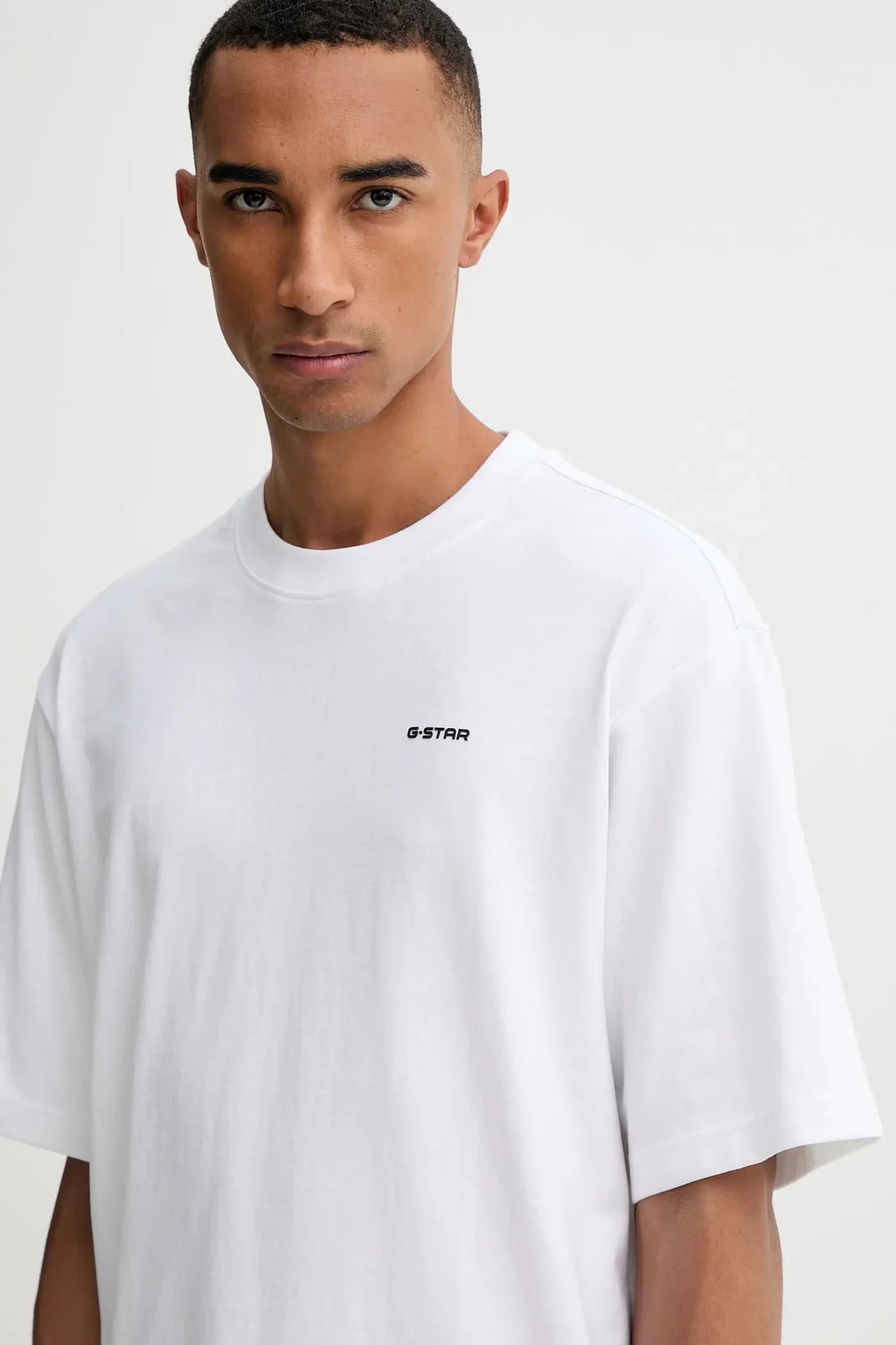 Хлопковая футболка свободного кроя - фото 4