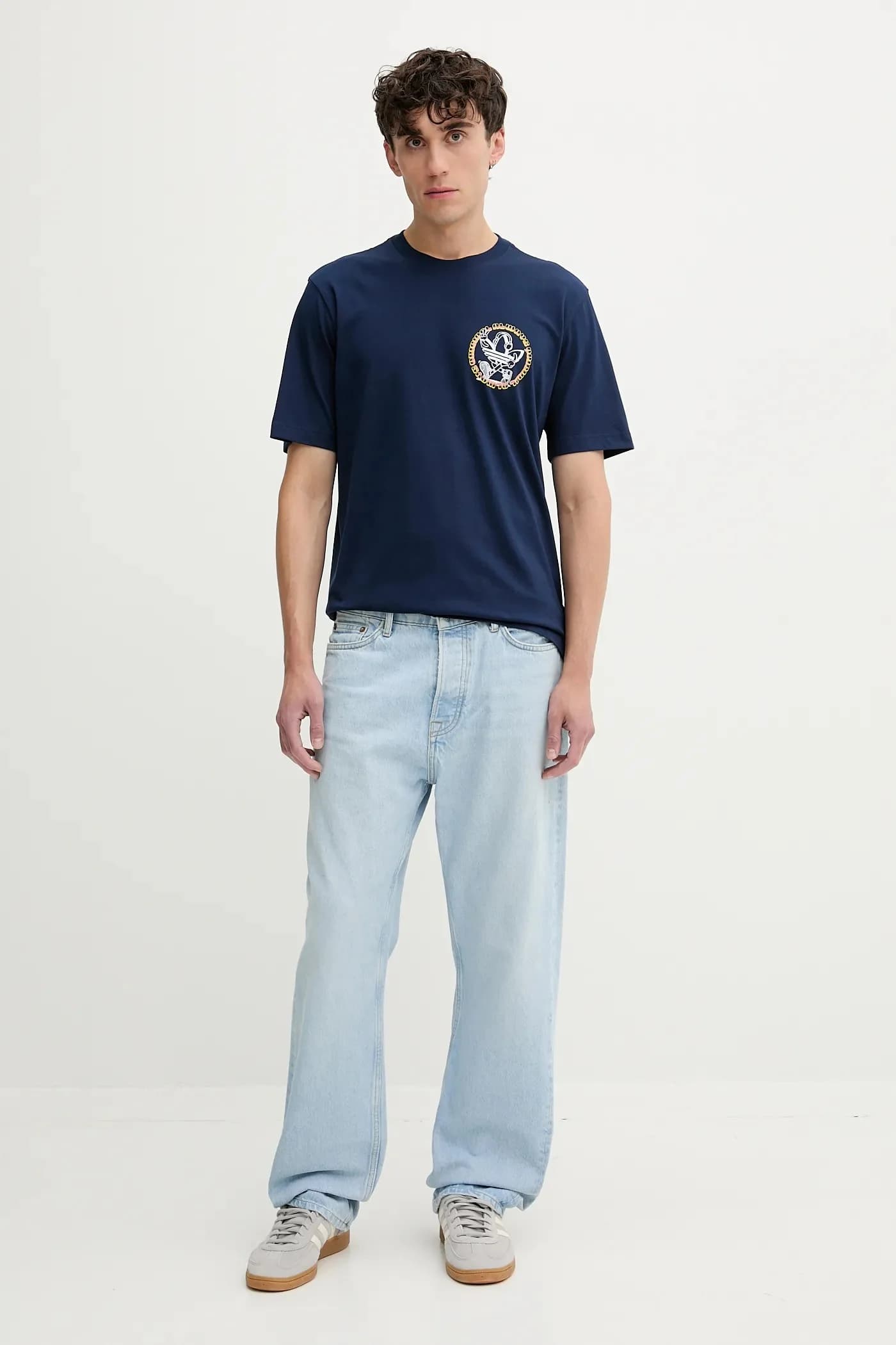 Свободная хлопковая футболка Trefoil Series - фото 2