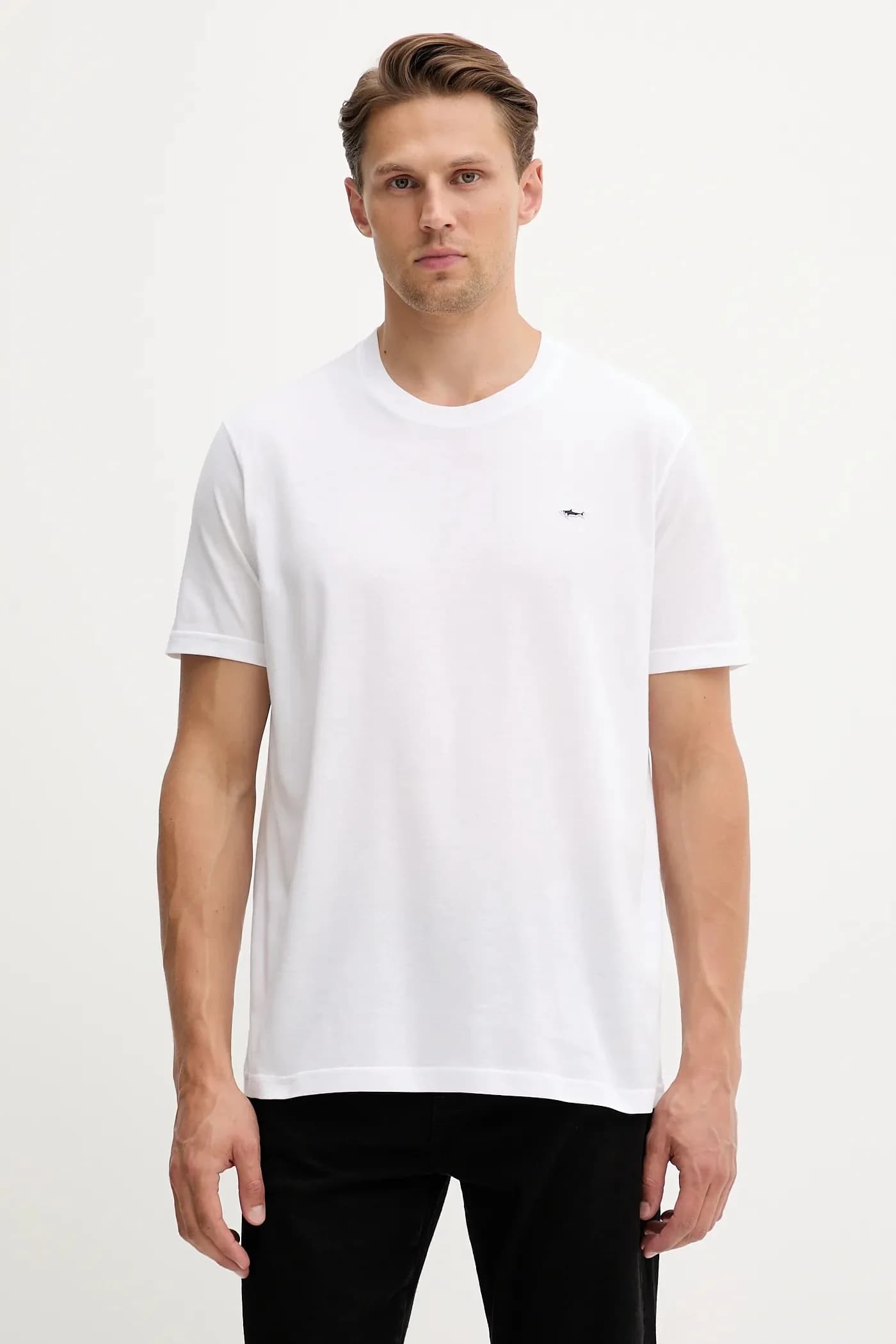 Трикотажная хлопковая футболка