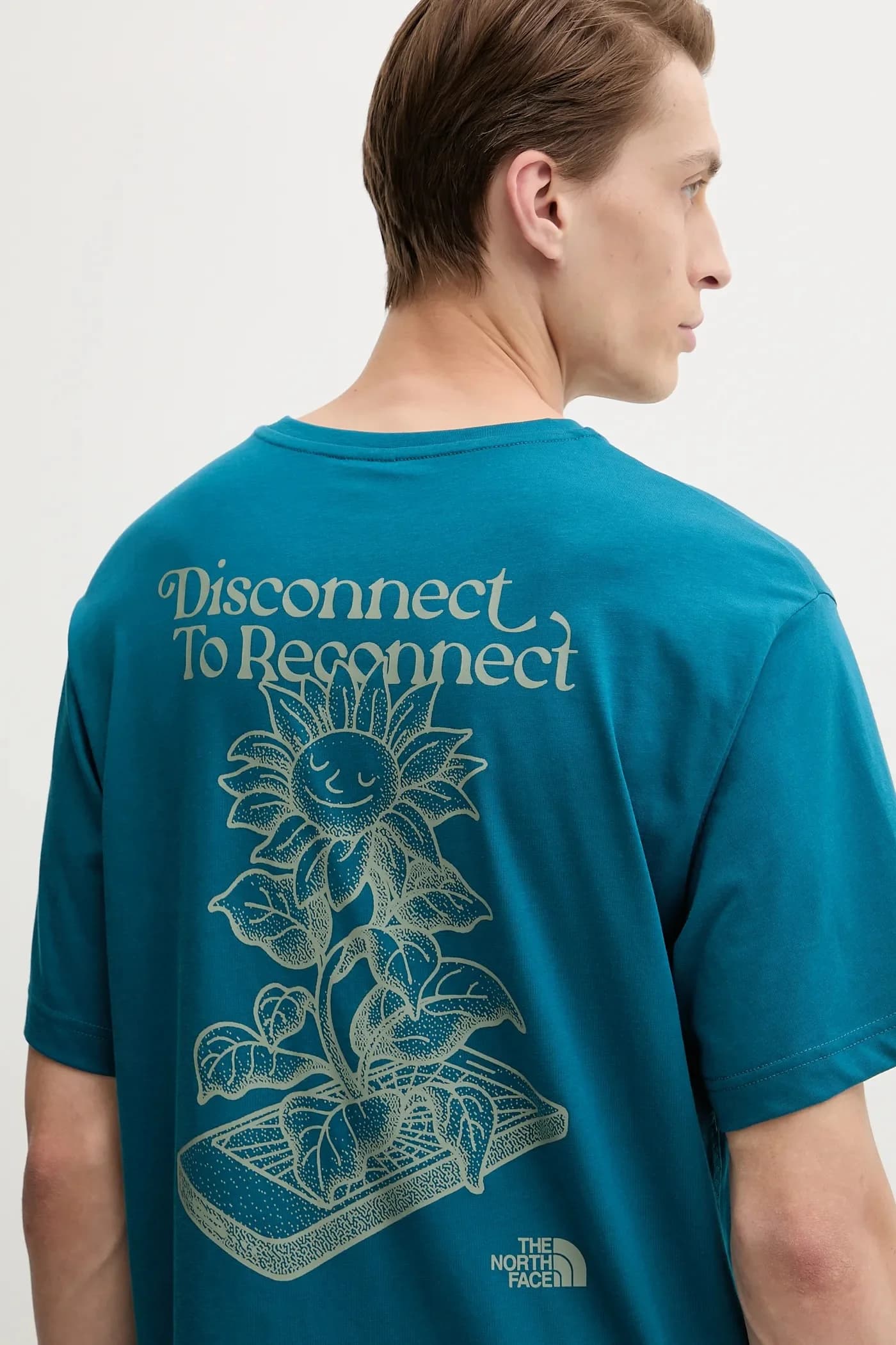 Непринужденная хлопковая футболка Connect - фото 4