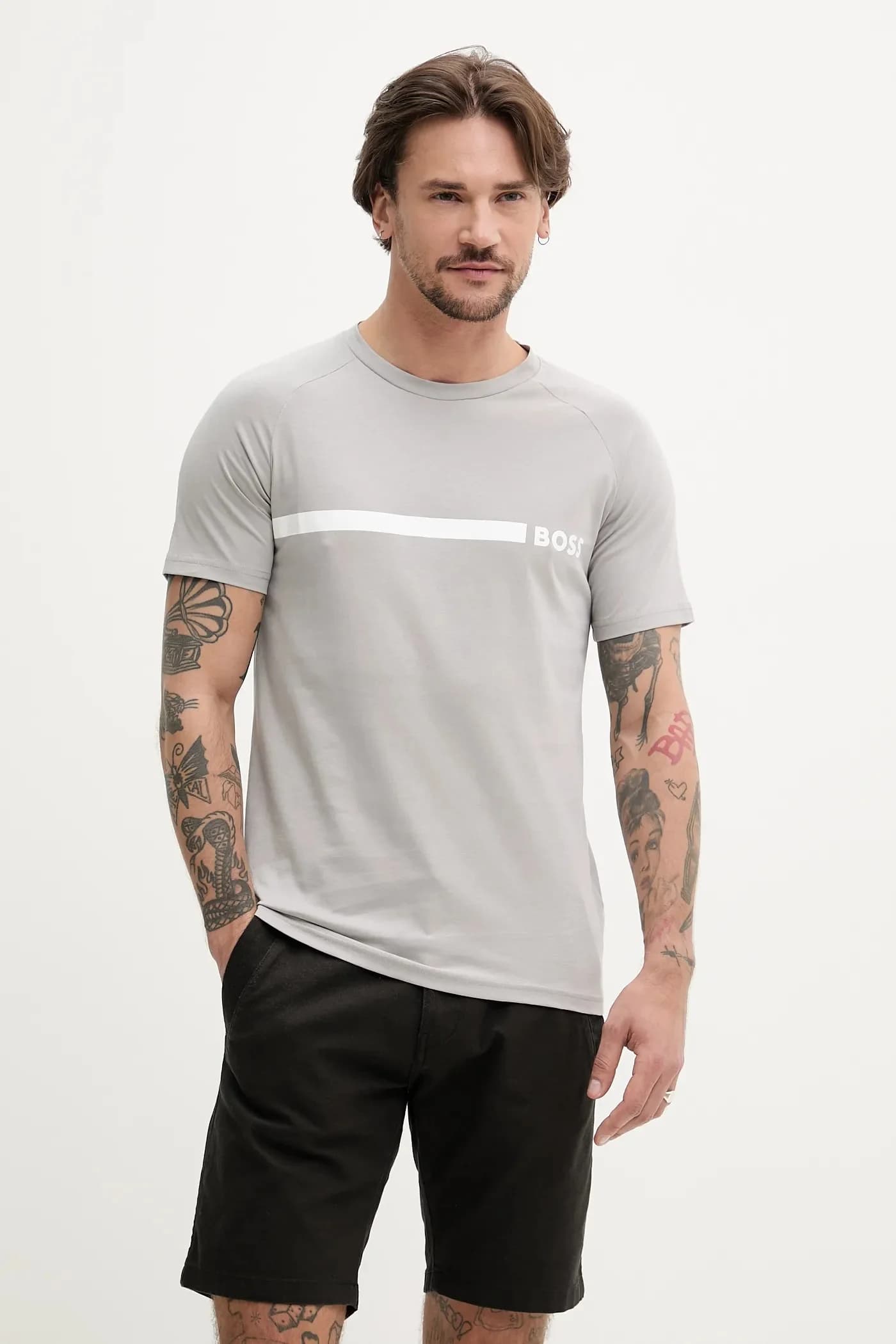 Хлопковая футболка RN Slim Fit