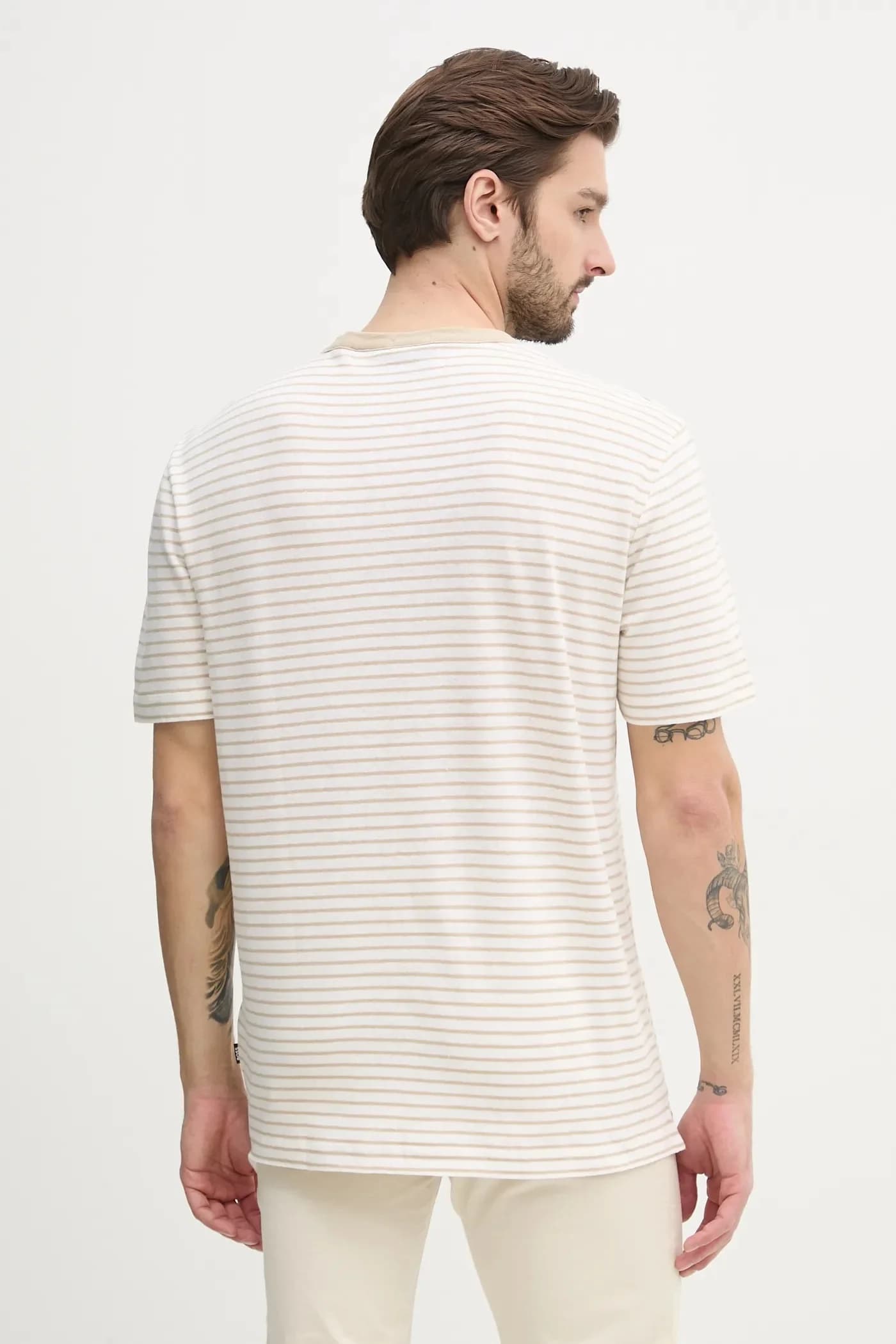 Футболка из смесового льна - фото 3