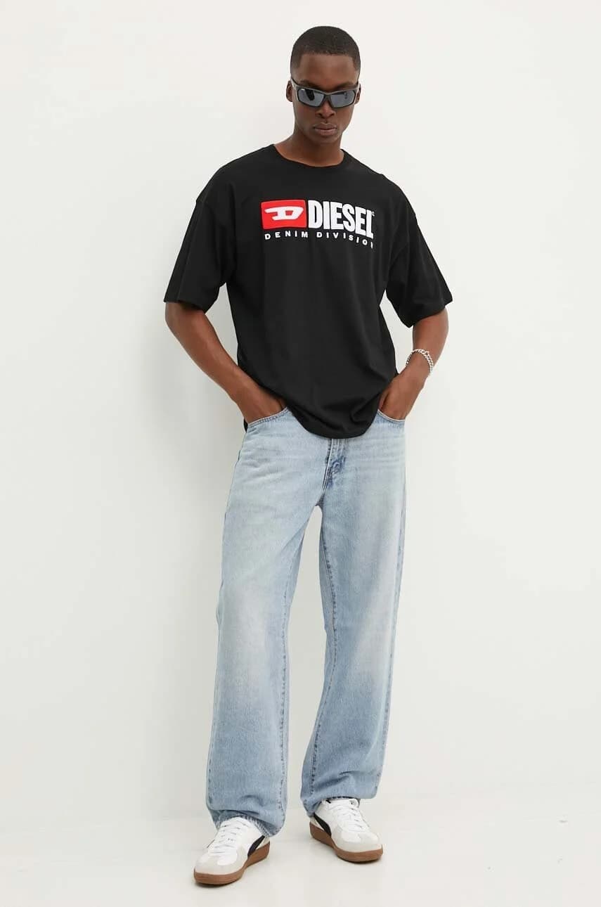 Хлопковая футболка T-BOXT-DIV - фото 2