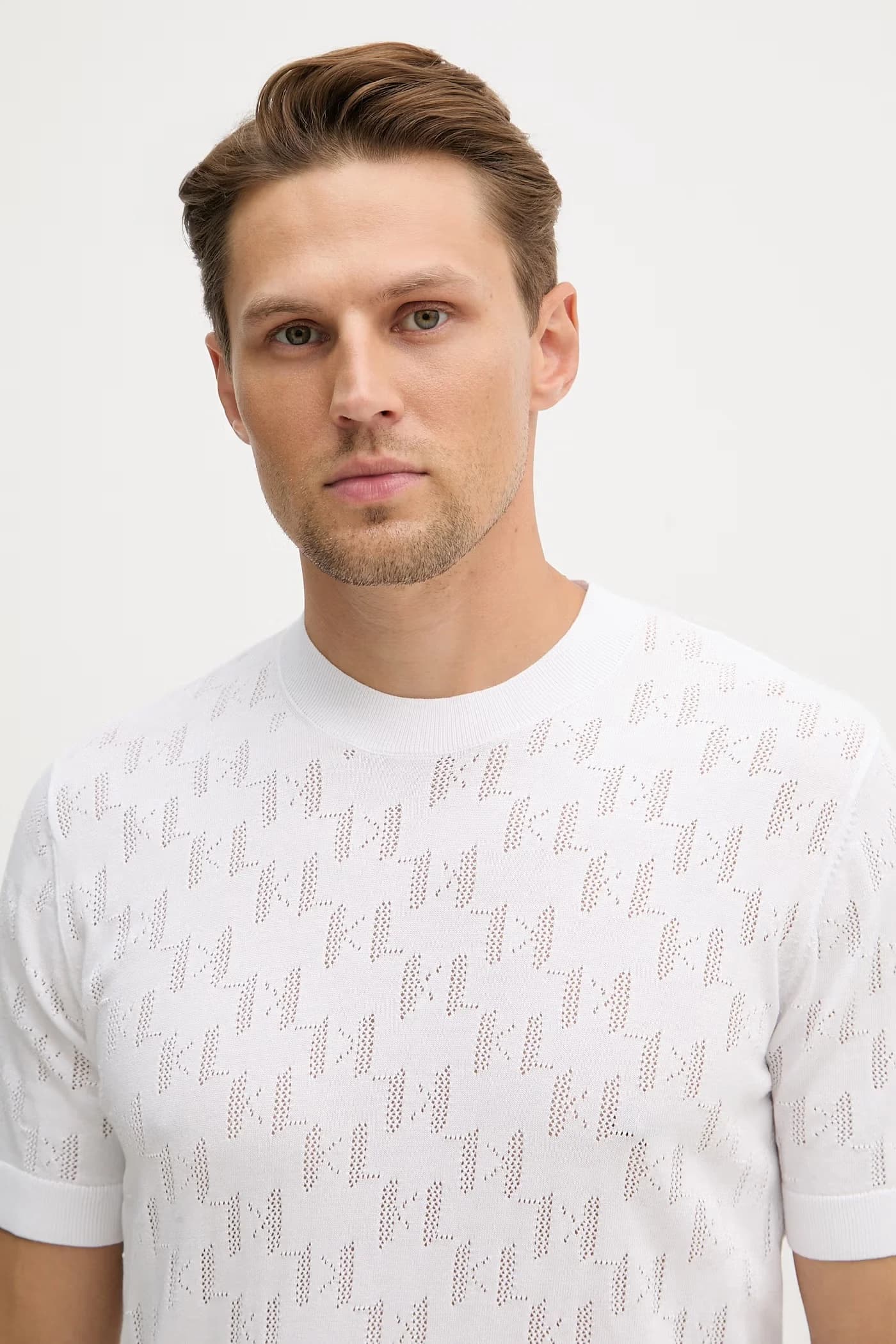 Двусторонняя хлопковая футболка - фото 4