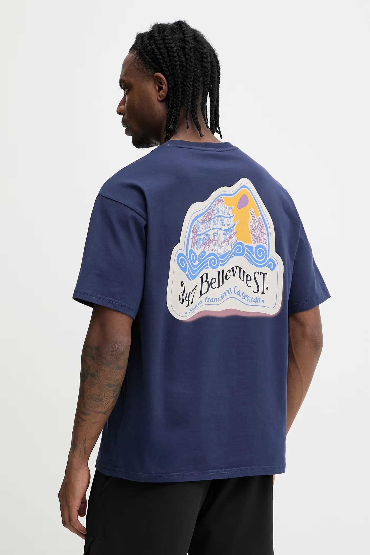 Хлопковая футболка FLUORITE