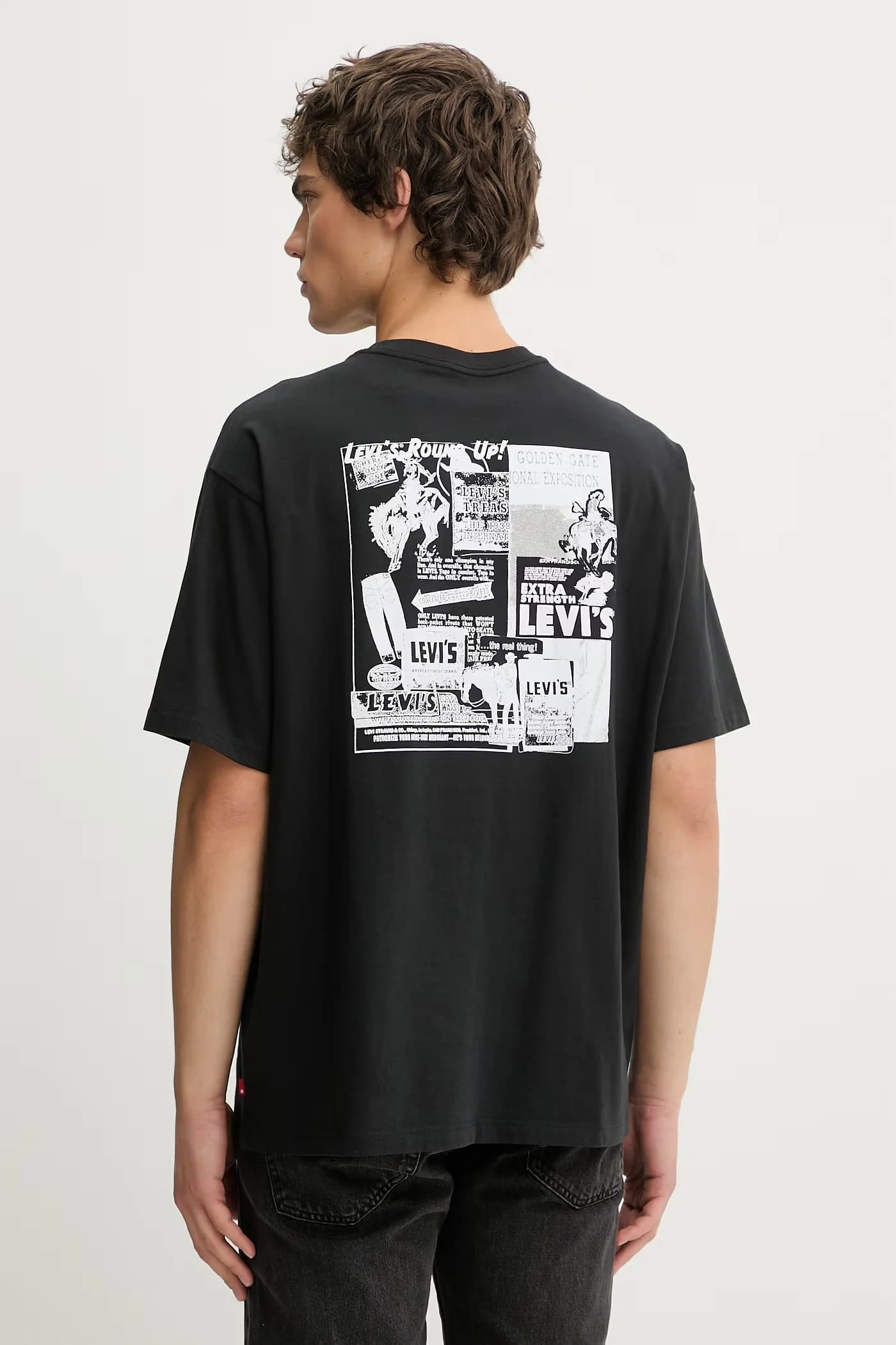 Хлопковая футболка VINTAGE FIT GRAPHIC - фото 3