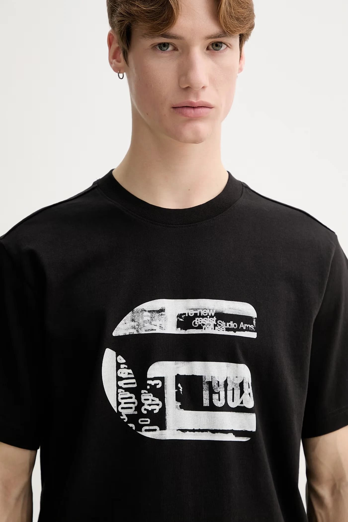 Хлопковая футболка со значком G gr - фото 4