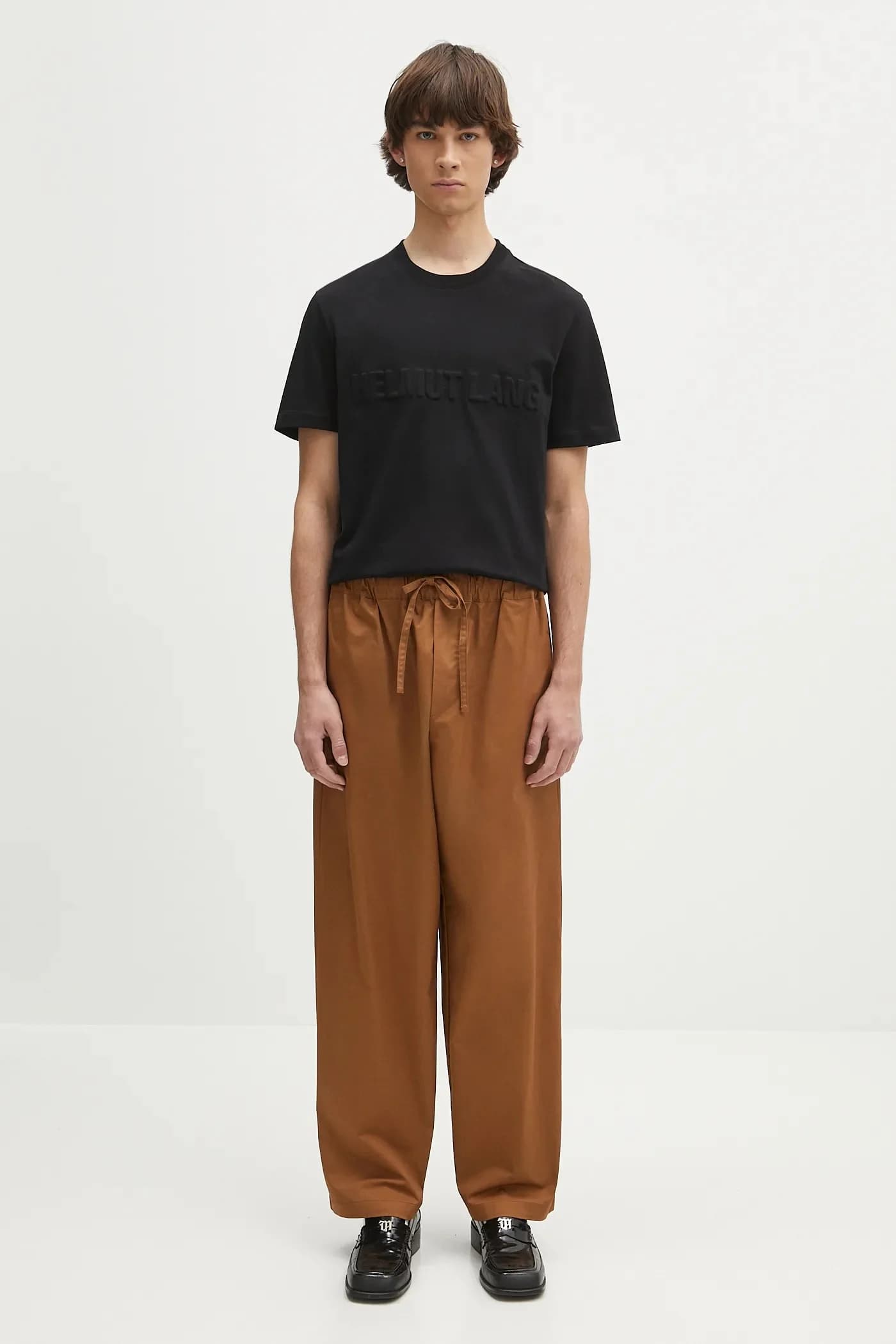 Хлопковая футболка с тиснением.TEE.ROUNDED - фото 5