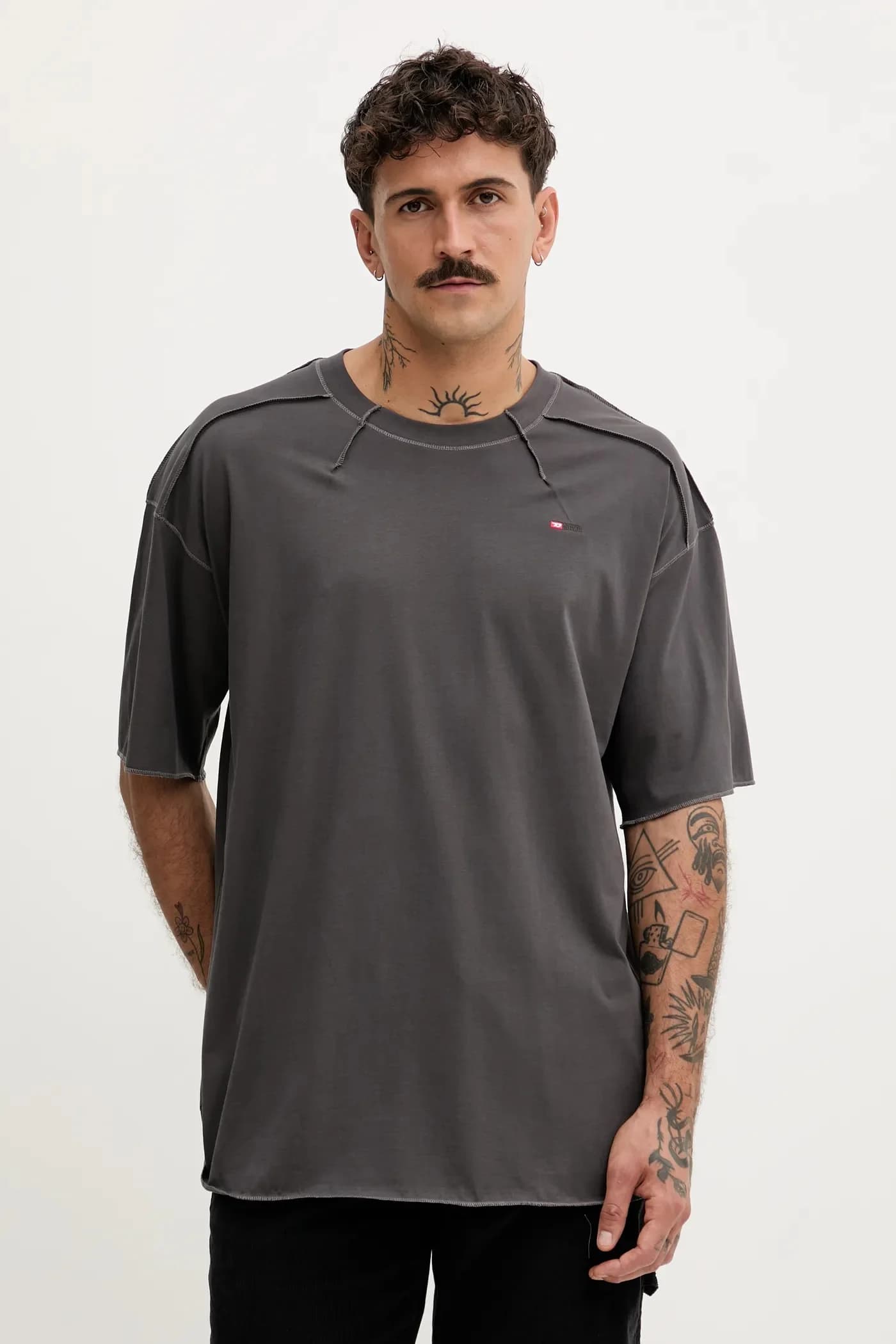 Хлопковая футболка T-CRAHOR-BOXT-T1