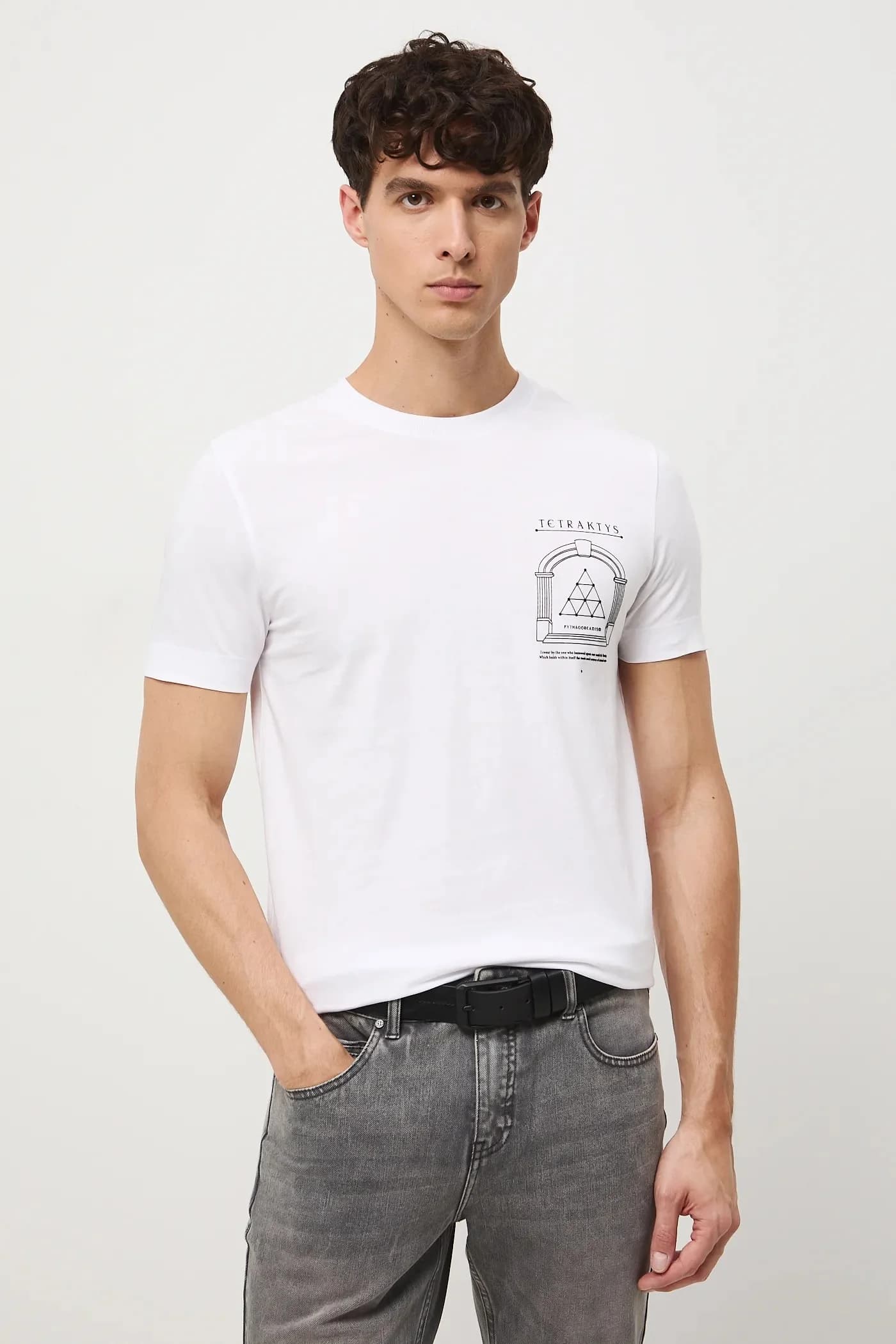 Хлопковая футболка - фото 5