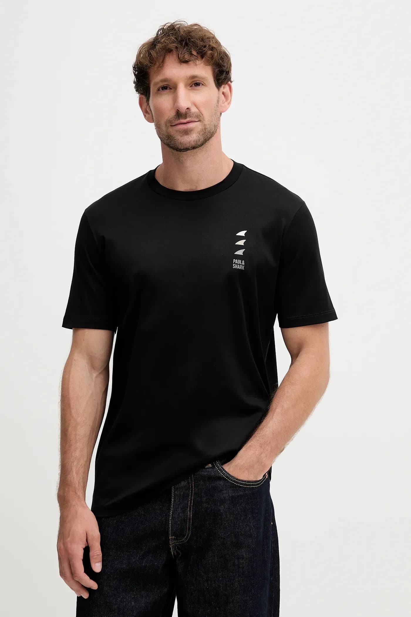 Трикотажная хлопковая футболка