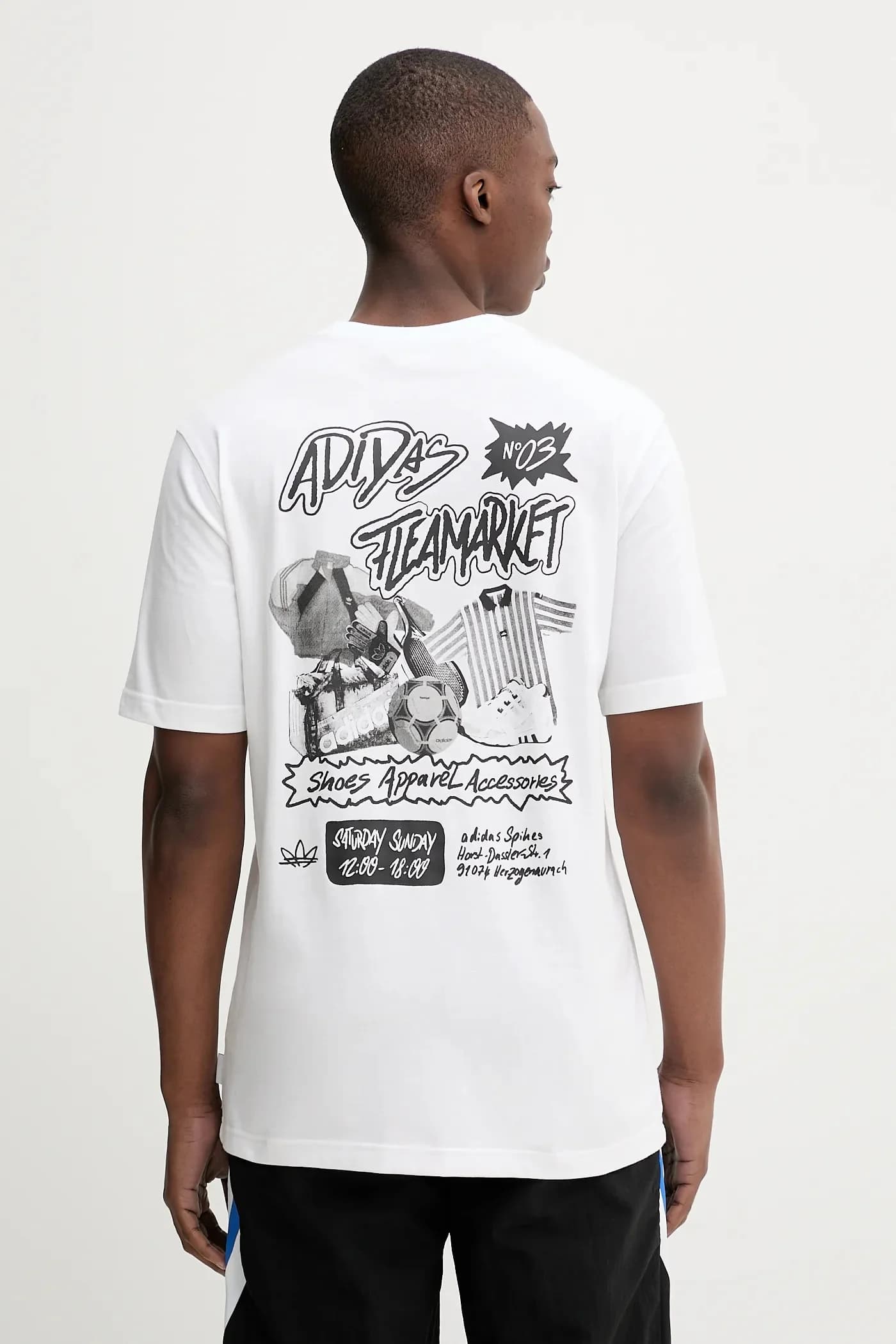 Хлопковая футболка с рисунком LO TS