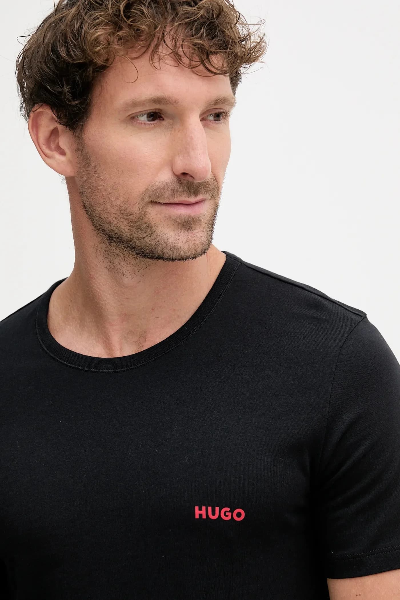 Комплект из 3 хлопковых футболок T-SHIRT RN TRIPLET P черный для мужчин - фото 7