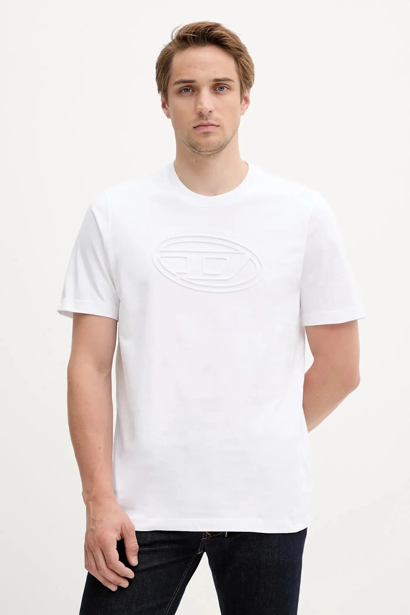 Хлопковая футболка T-ADJUST-BIGOVAL