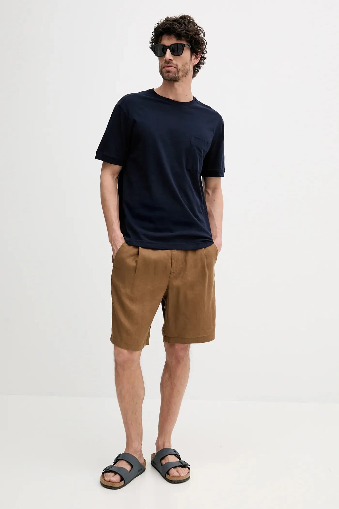 Футболка из смесового льна - фото 2