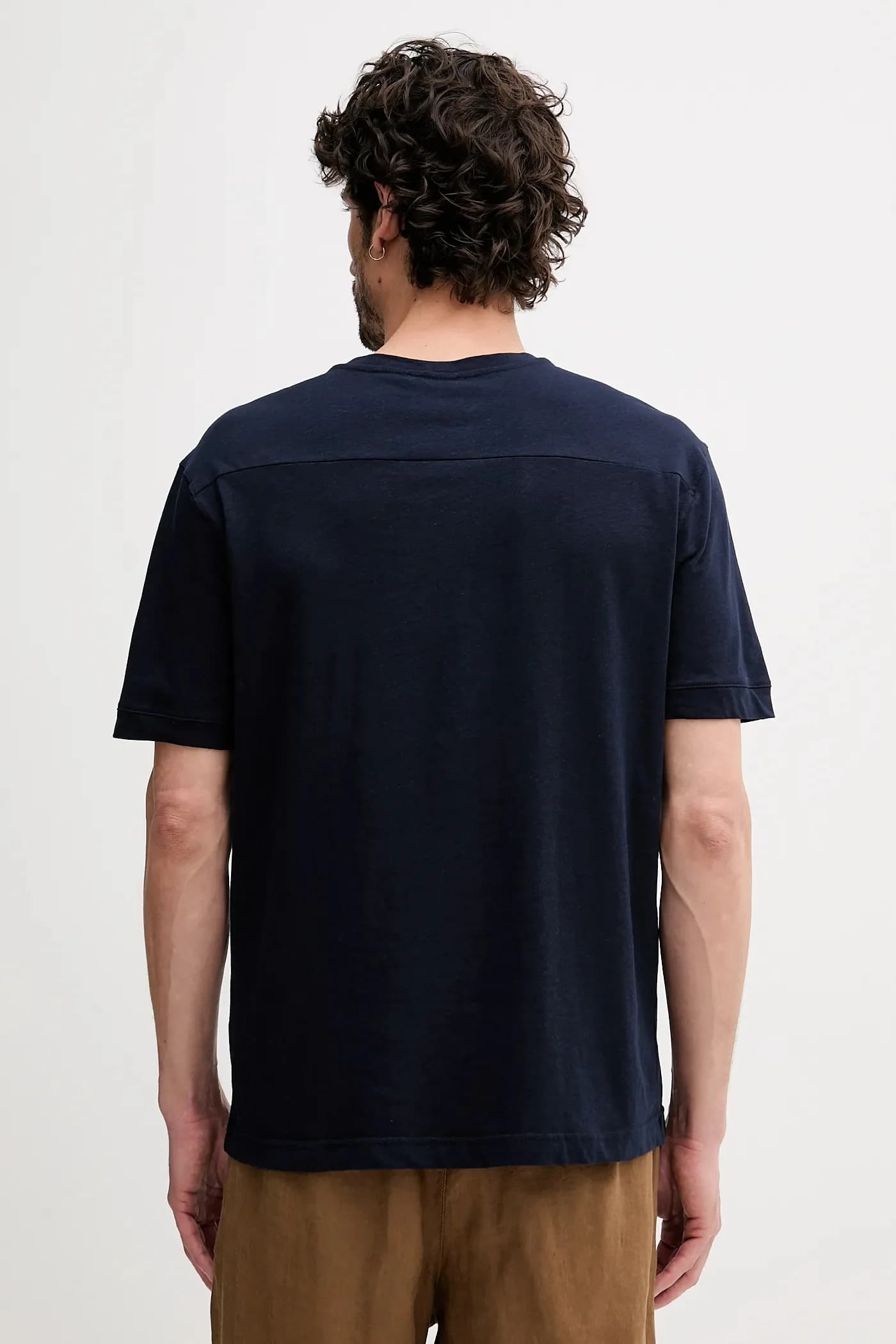 Футболка из смесового льна - фото 3