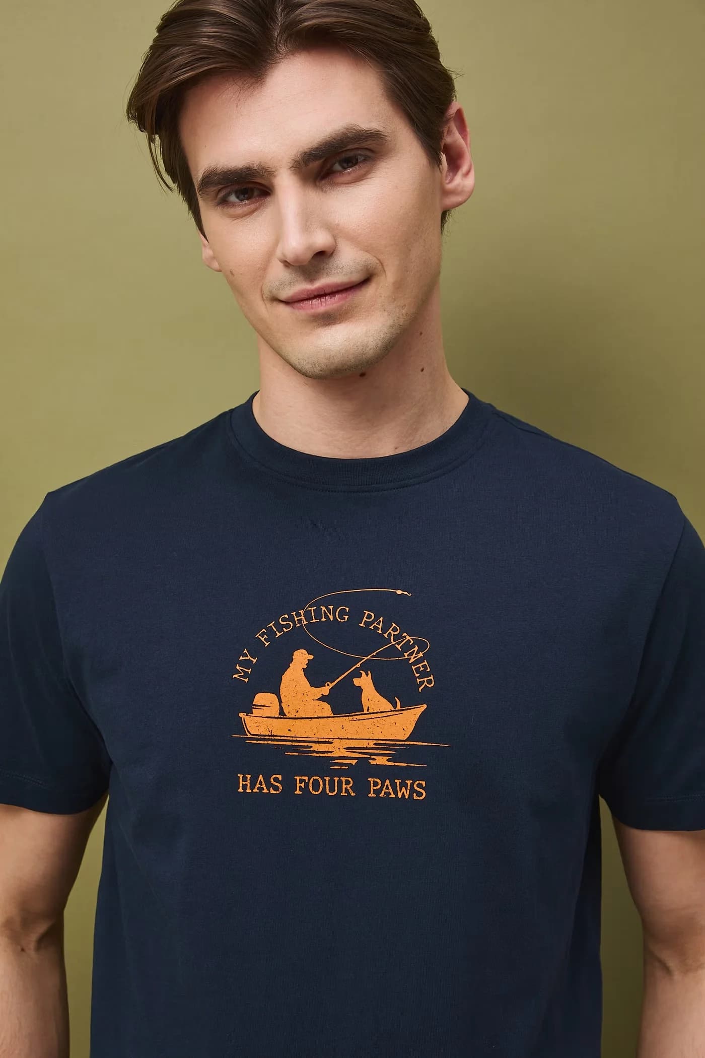 Мужская хлопковая футболка - фото 4