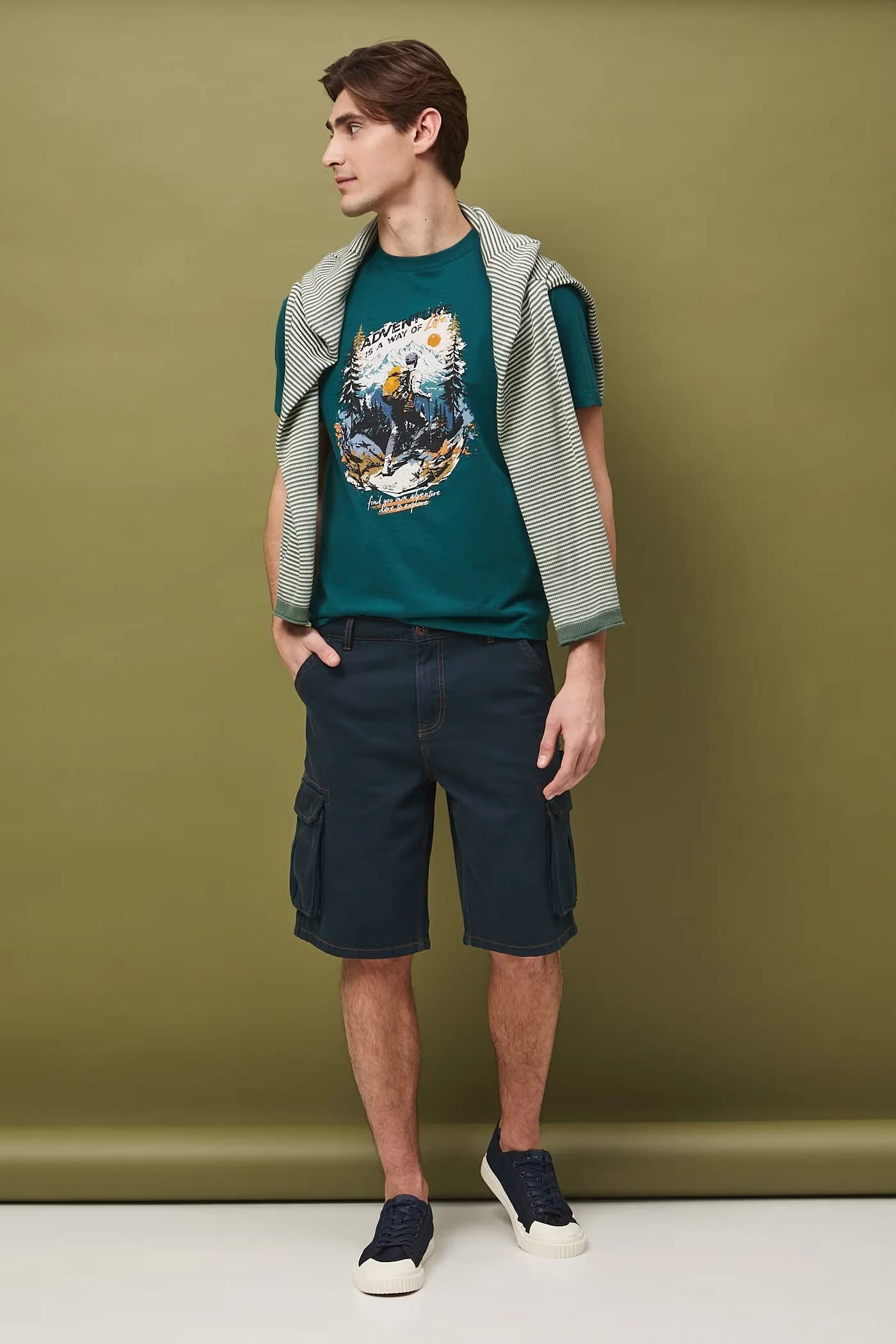 Мужская хлопковая футболка