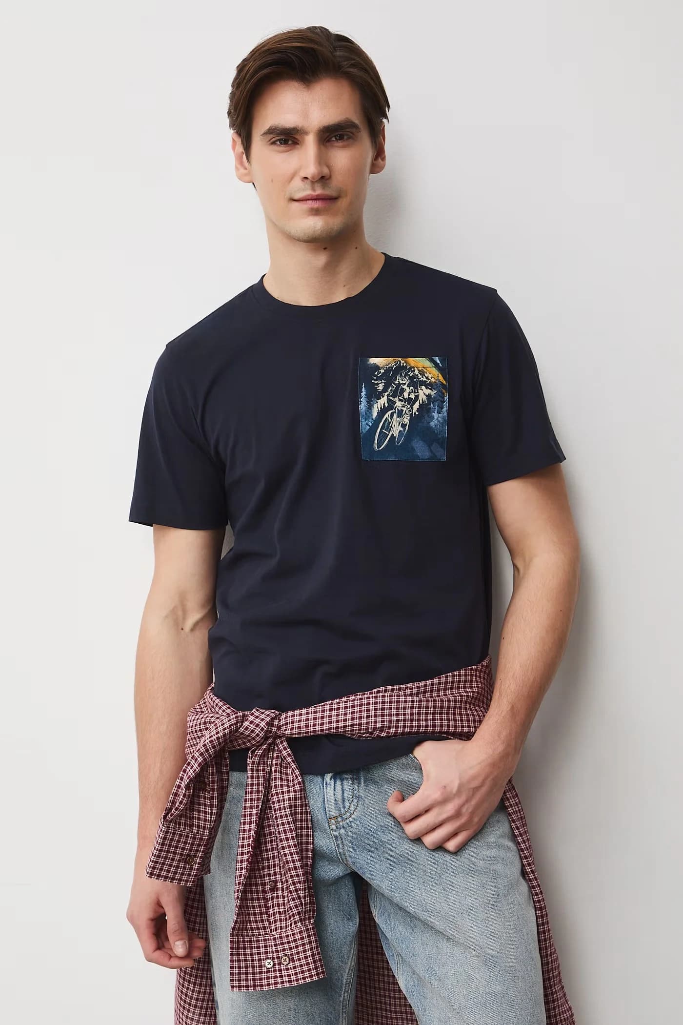 Мужская хлопковая футболка - фото 4