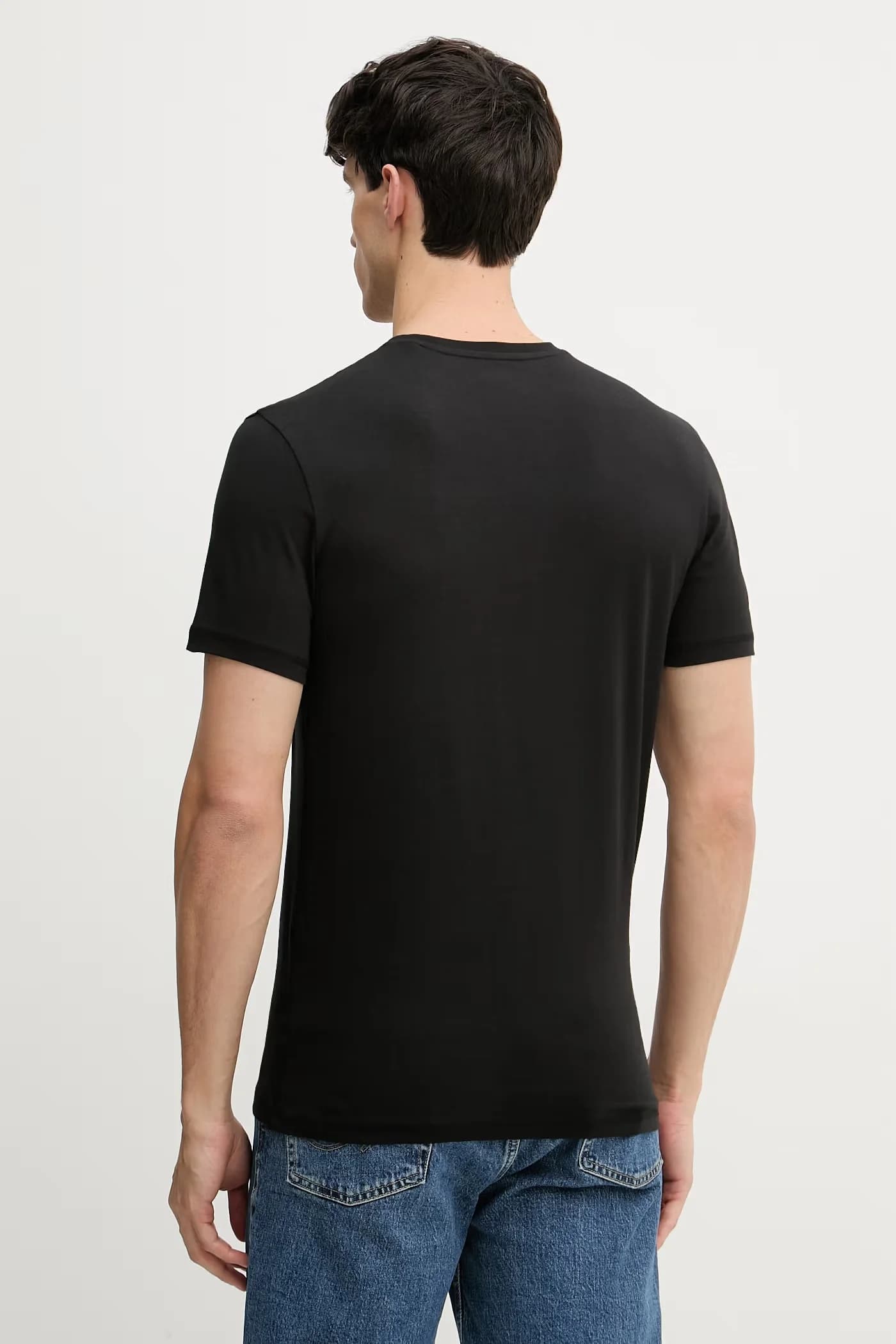 Мужская футболка из хлопка с эластаном - фото 3