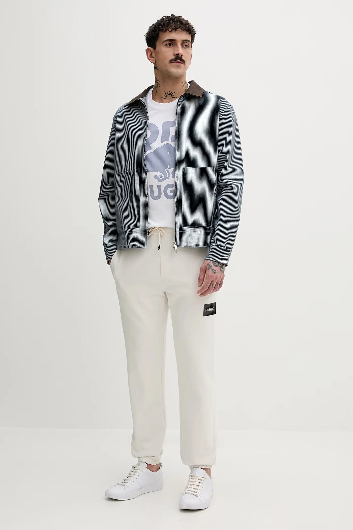 Мужская хлопковая футболка Dlix_RB - фото 2