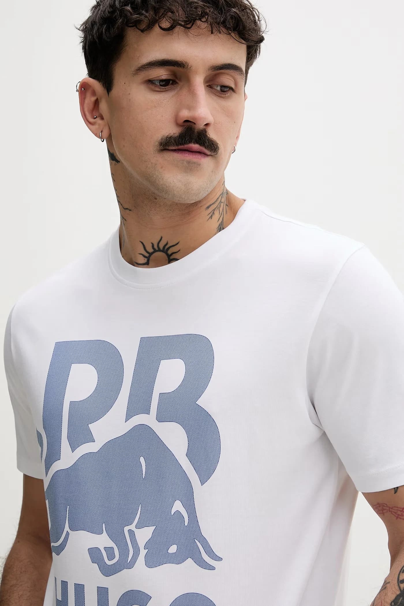 Мужская хлопковая футболка Dlix_RB - фото 4