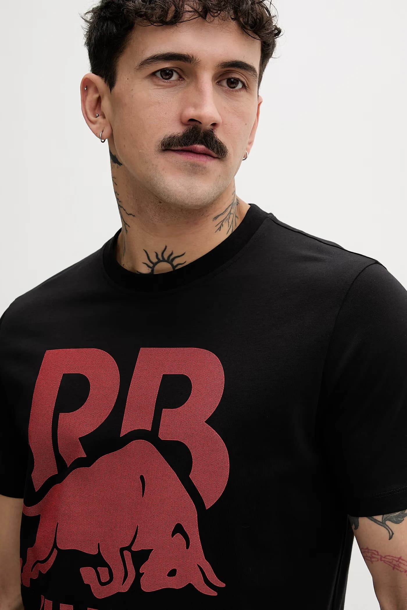 Мужская хлопковая футболка Dlix_RB - фото 4