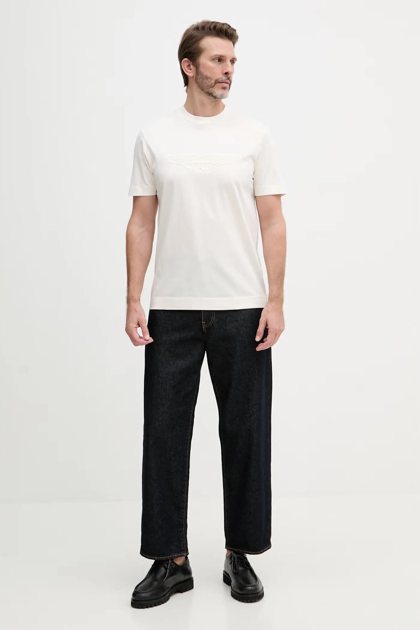 Мужская футболка из хлопка BOSS X ASTON MARTIN - фото 2