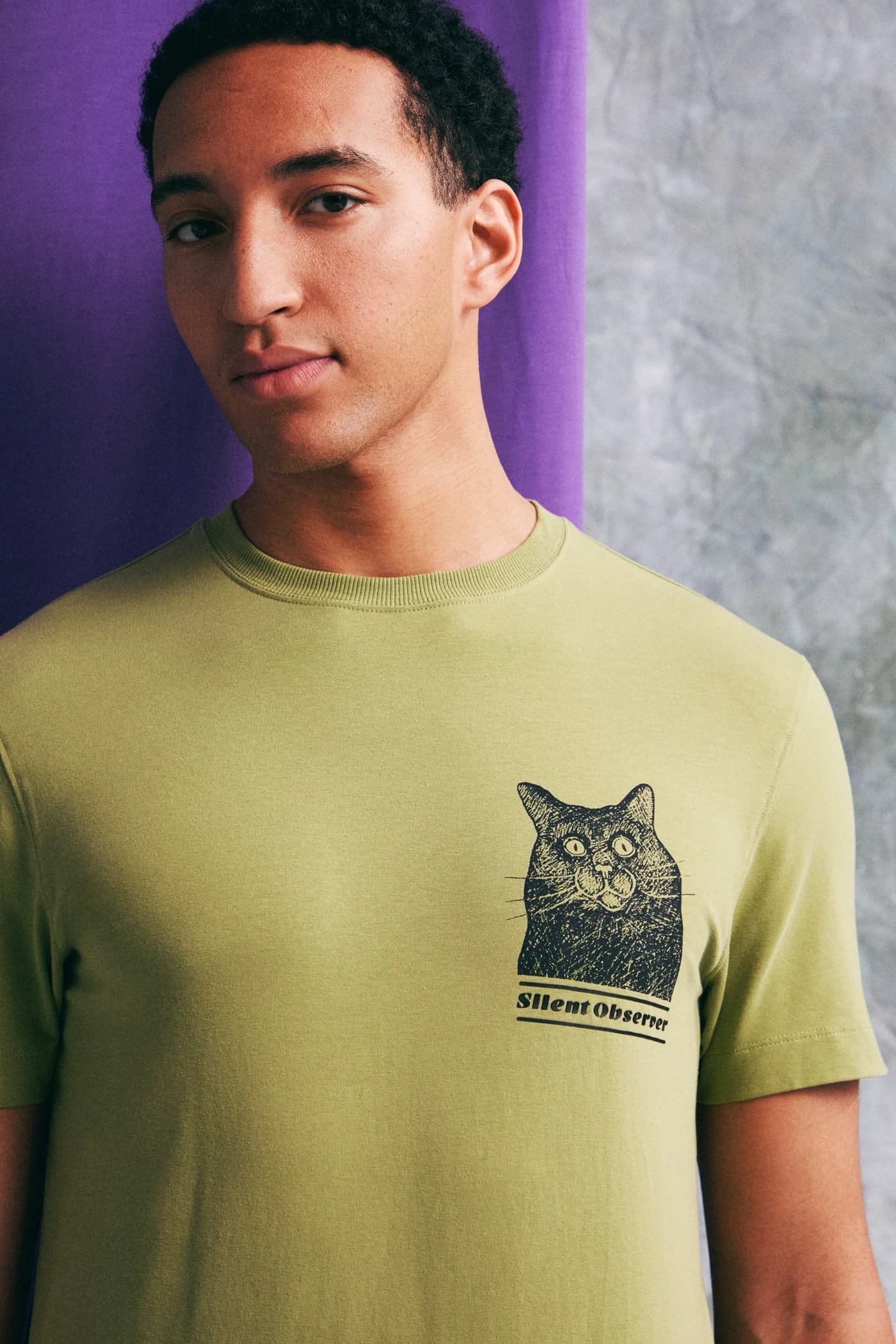 Мужская футболка из хлопка с эластаном - фото 2