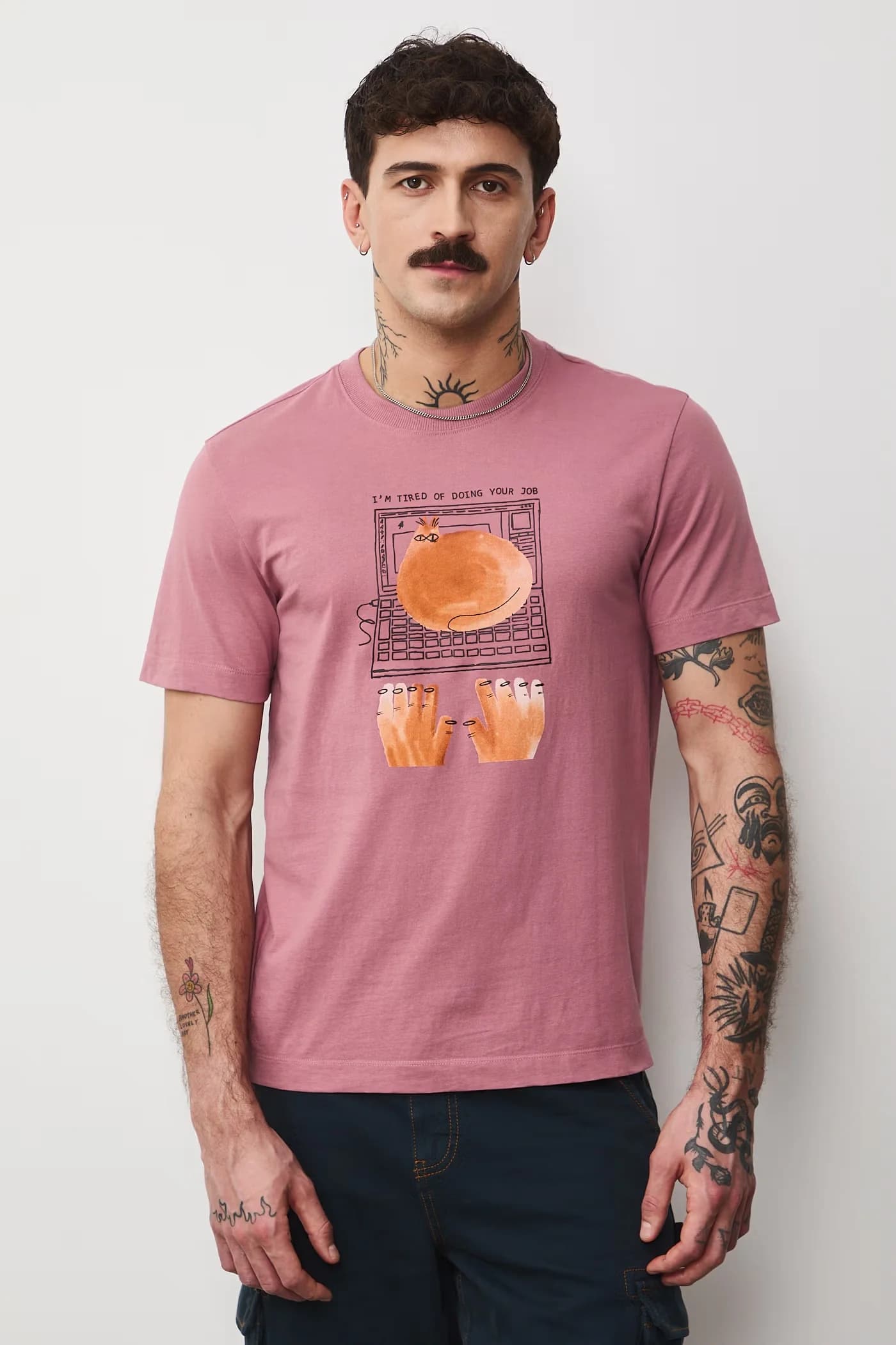 Мужская хлопковая футболка