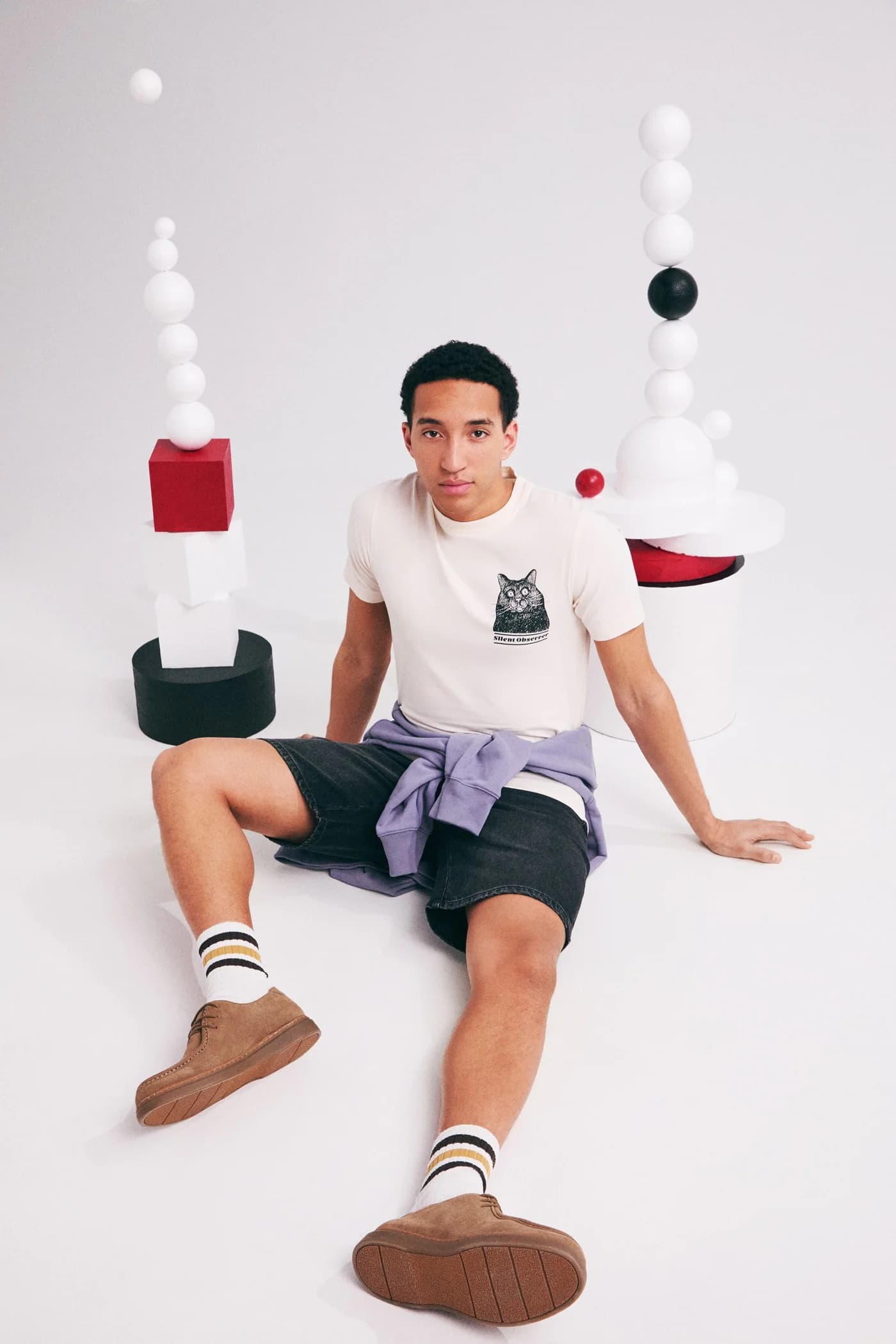 Мужская футболка из хлопка с эластаном - фото 2