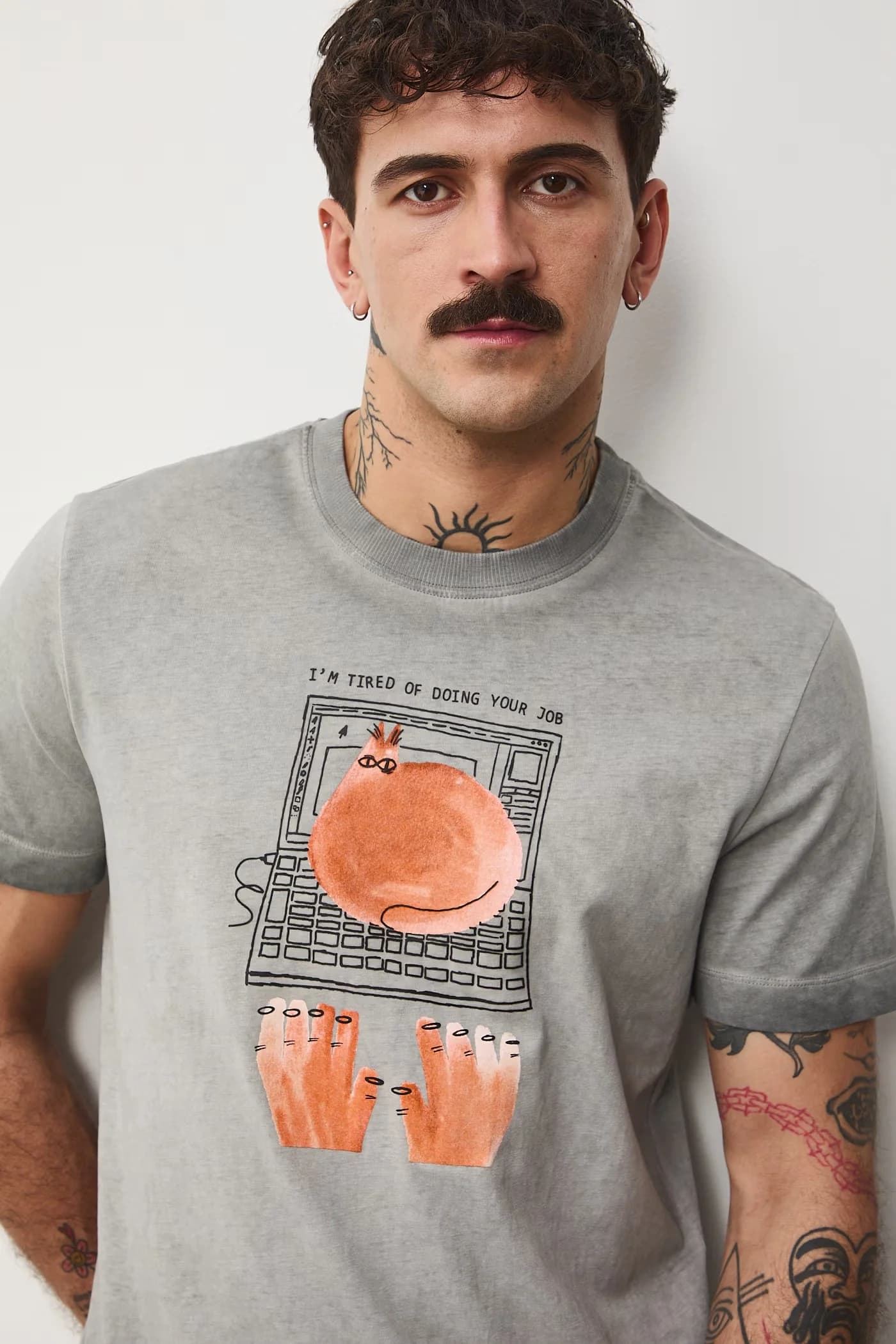 Мужская хлопковая футболка