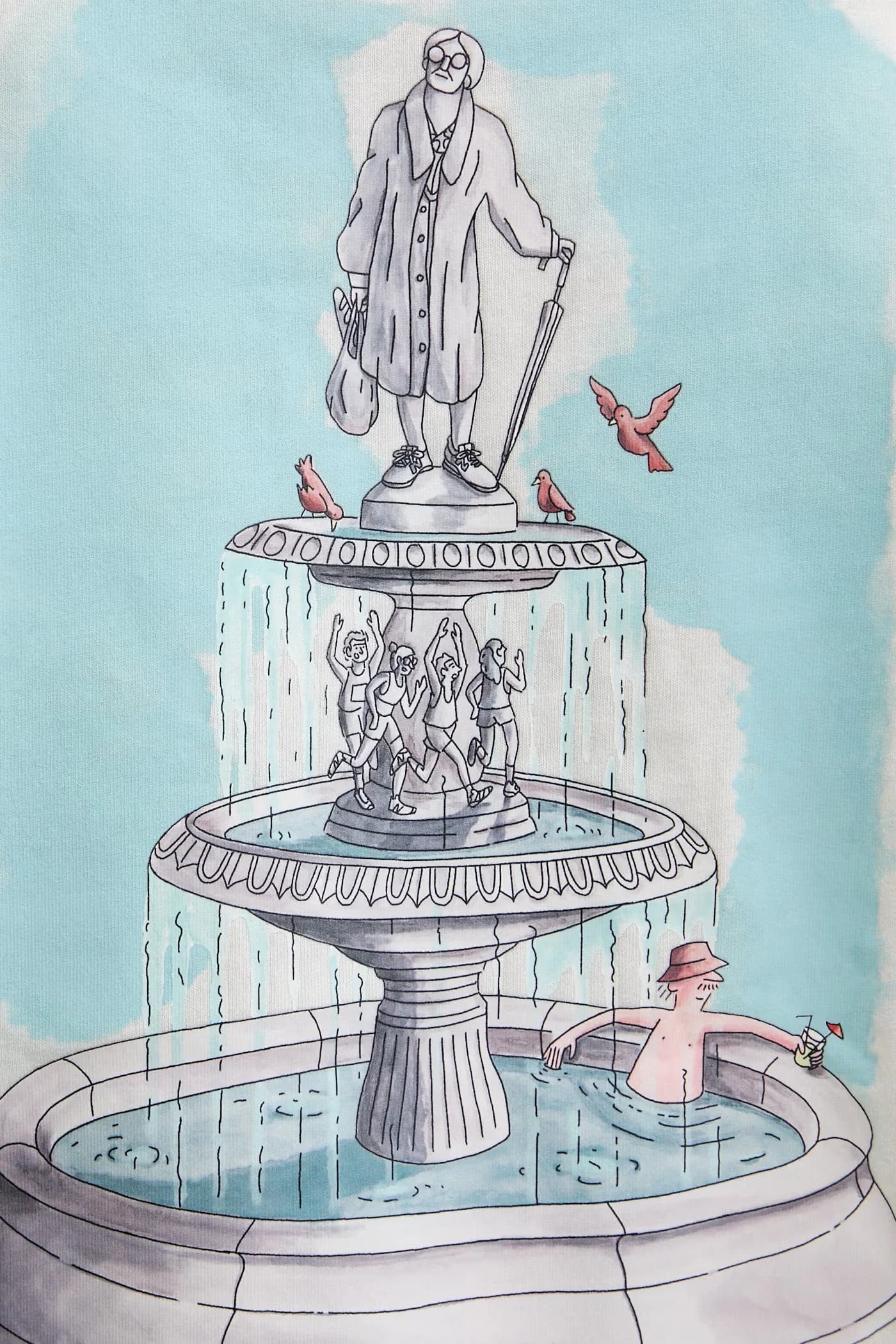 Мужская футболка Fountain из хлопка - фото 5