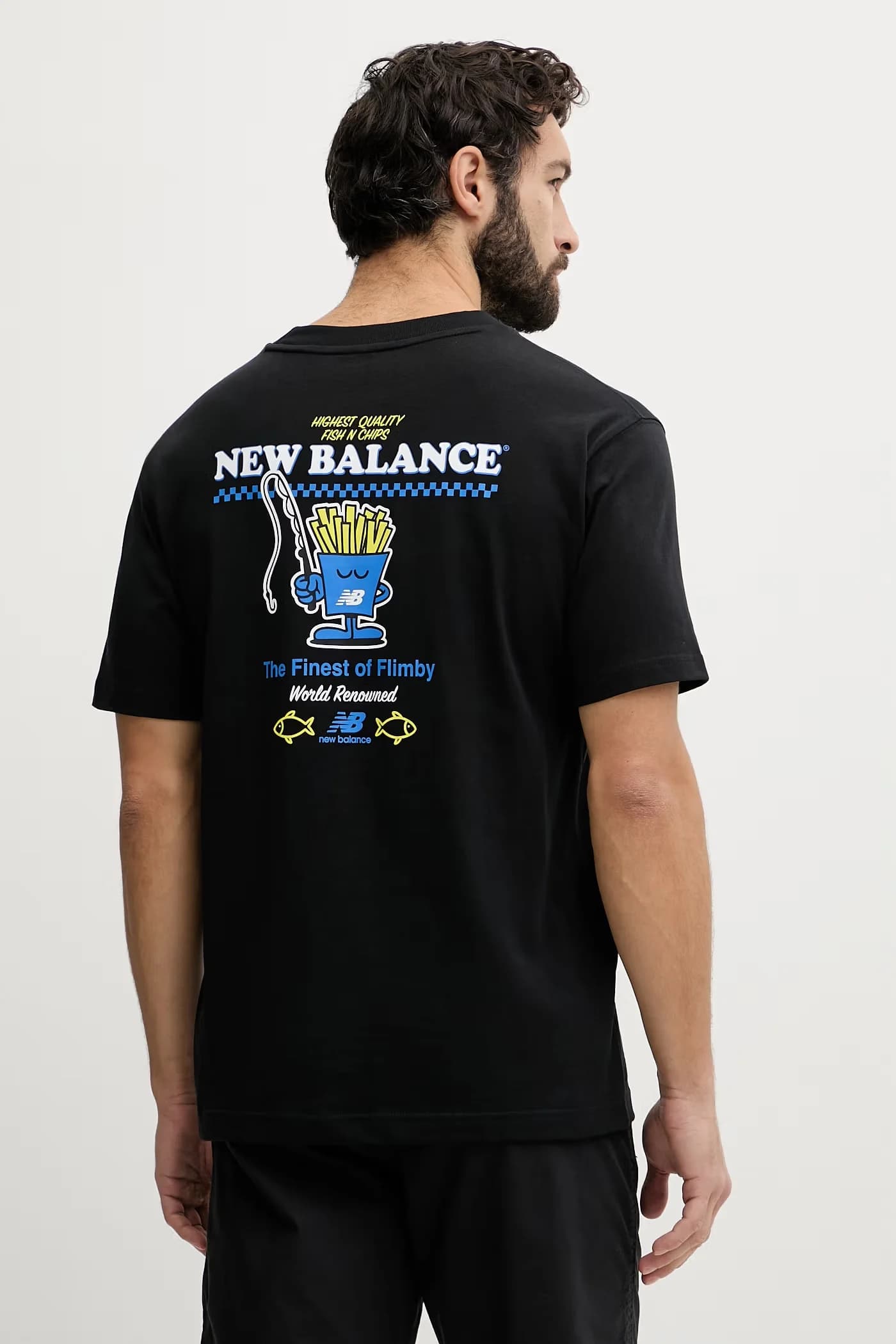 Мужская хлопковая футболка Fish and Chips