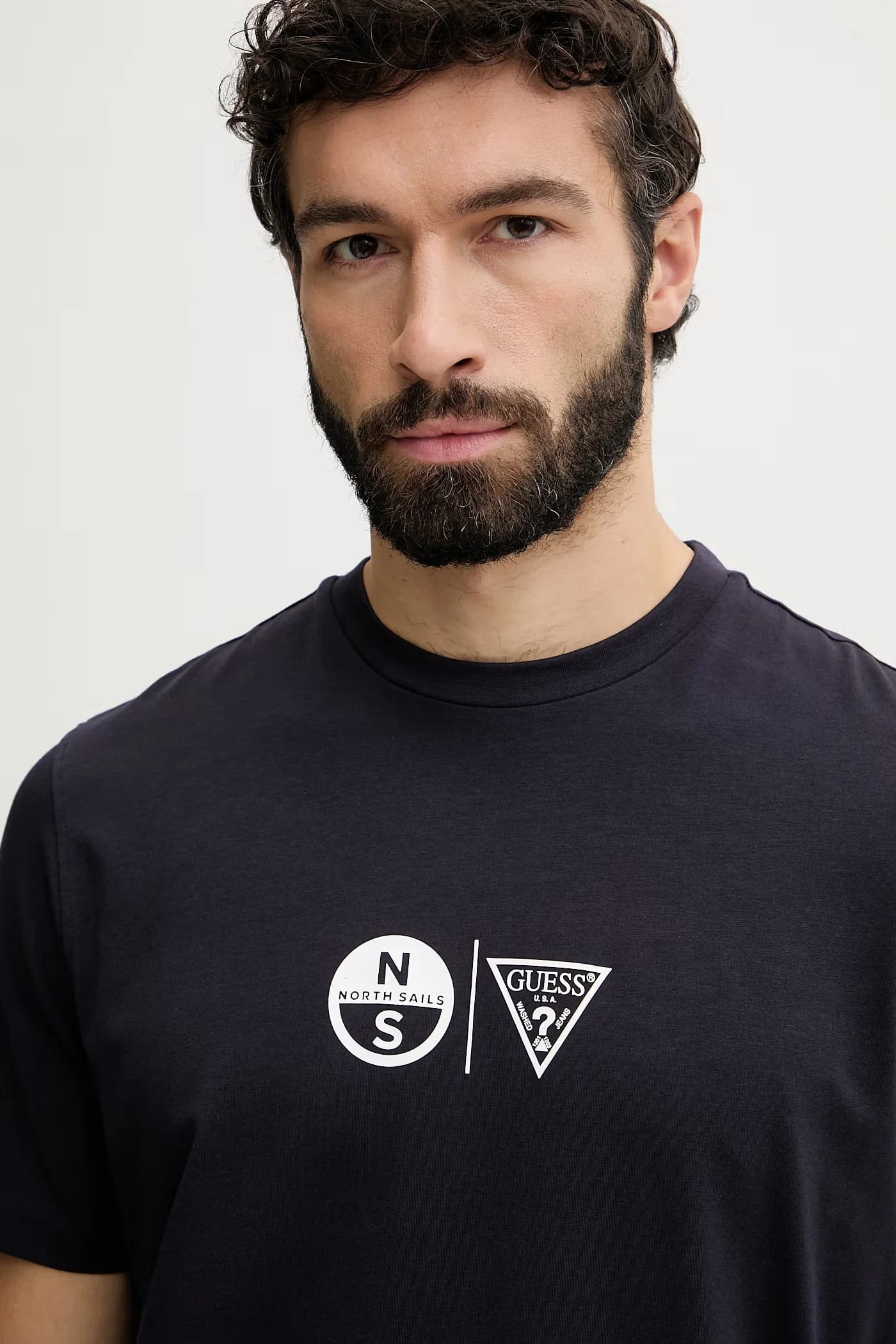 Мужская футболка из хлопка с эластаном North Sails - фото 4