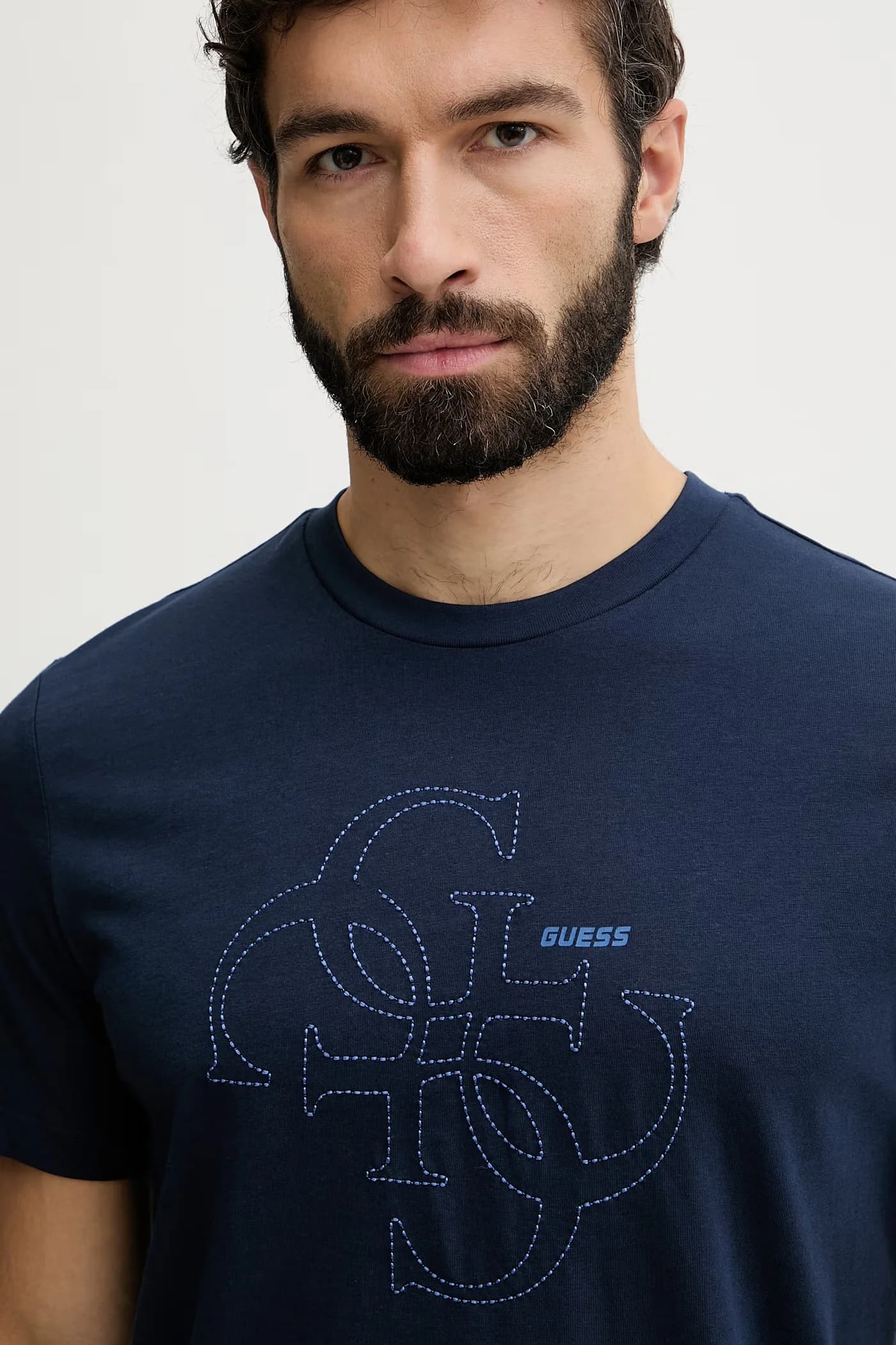 TIBERIO мужская хлопковая футболка - фото 4