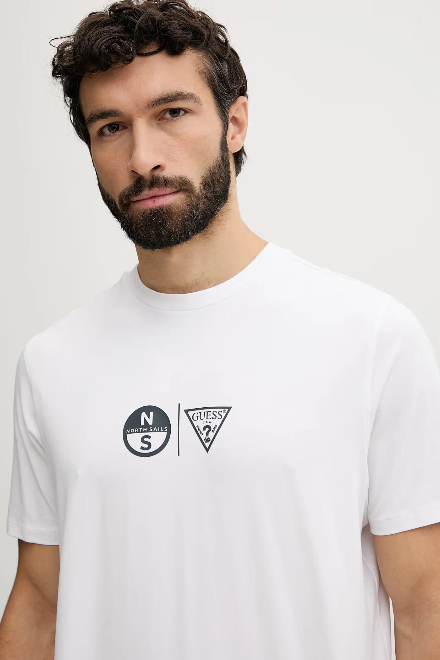 Мужская футболка из хлопка с эластаном x North Sails - фото 4