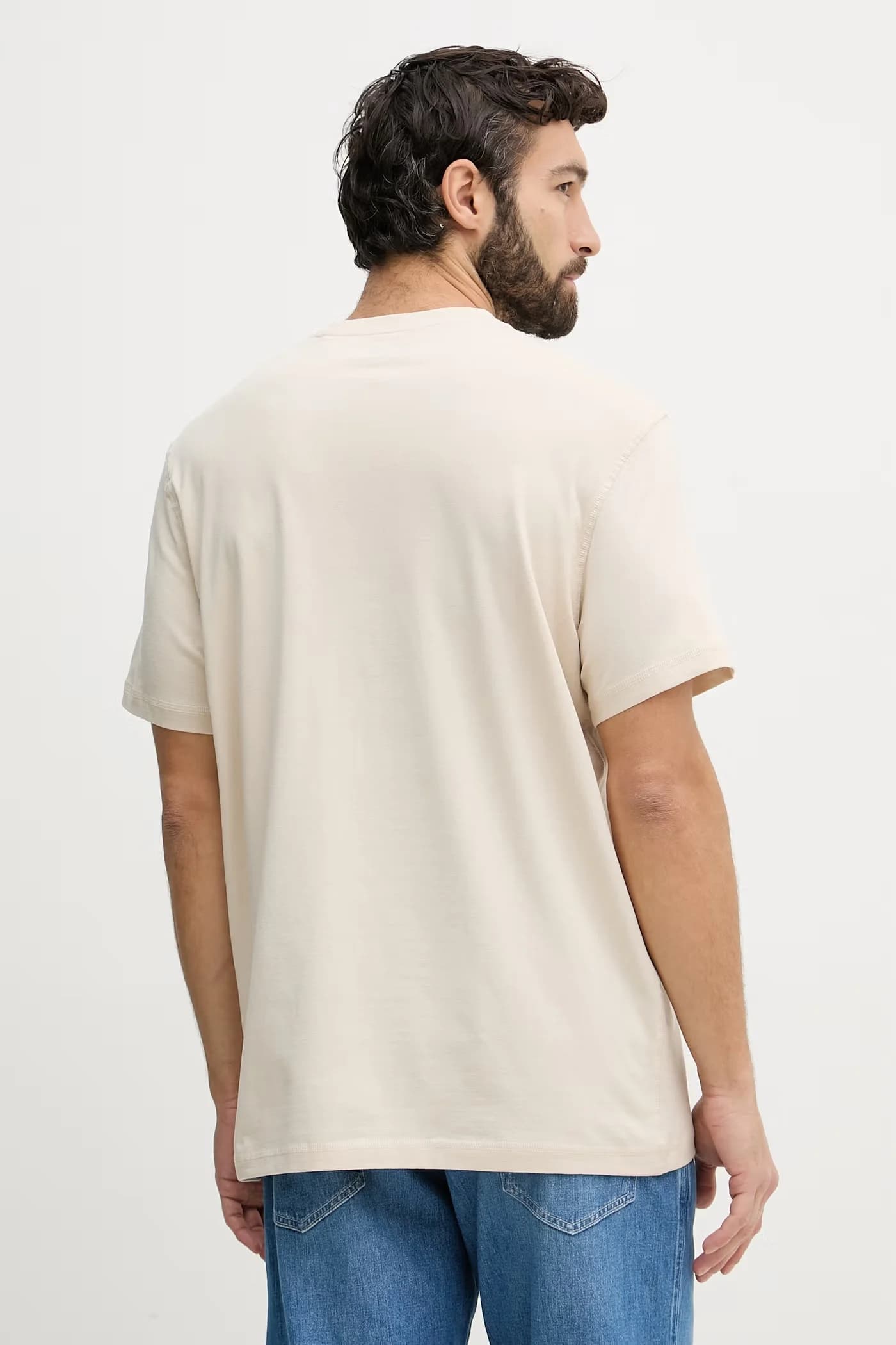 Базовая мужская хлопковая футболка - фото 3