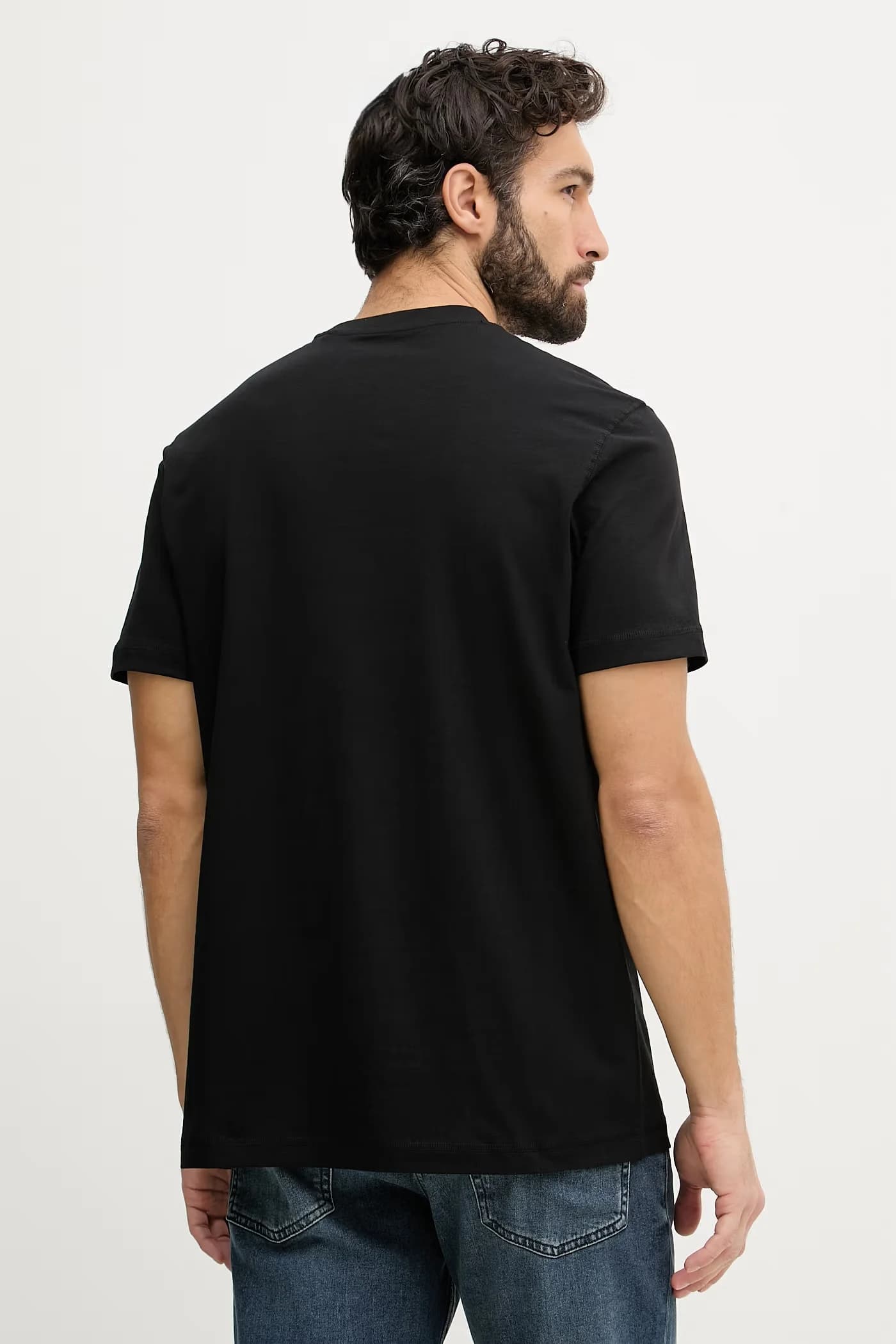 Базовая мужская хлопковая футболка - фото 3