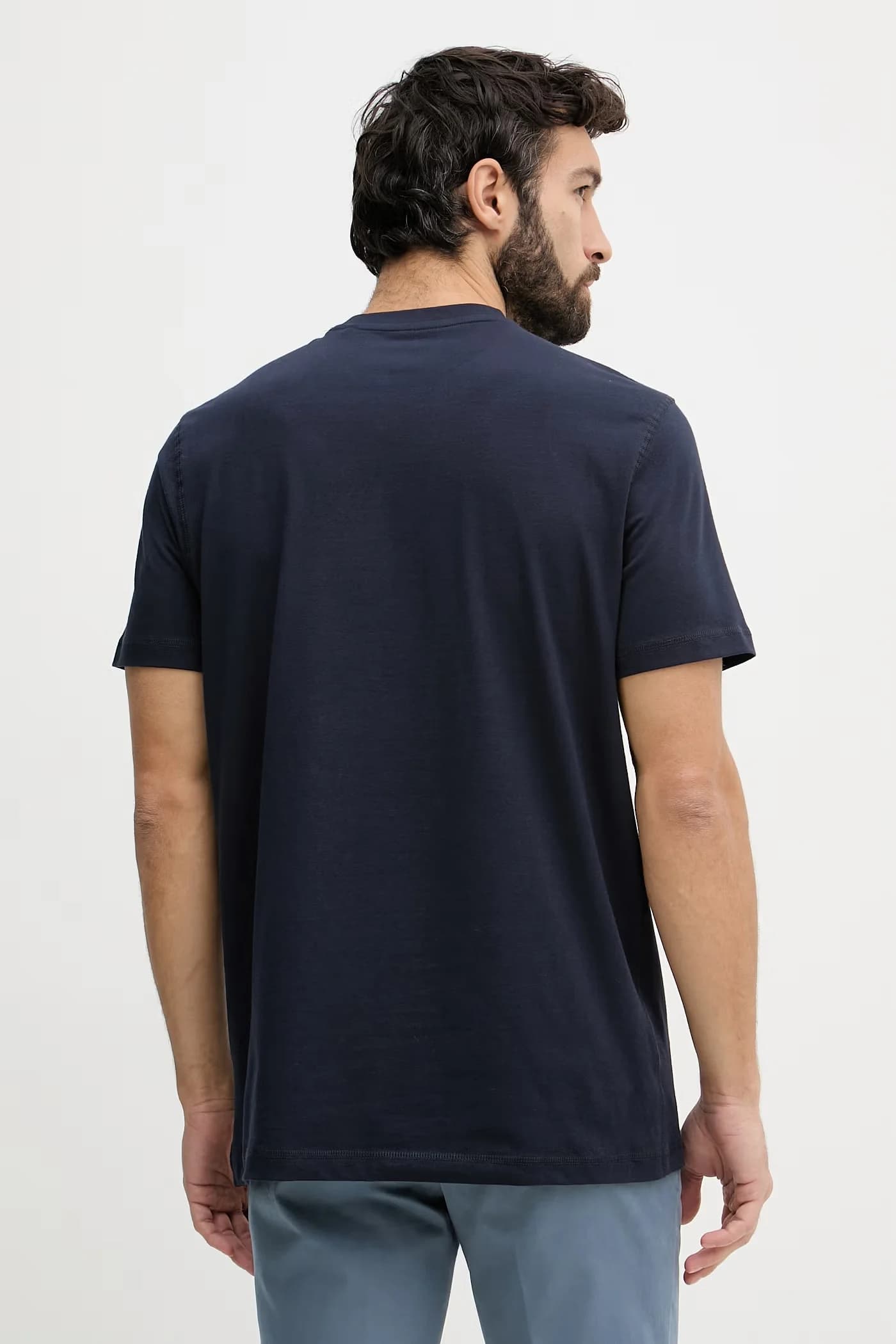 Базовая мужская хлопковая футболка - фото 3