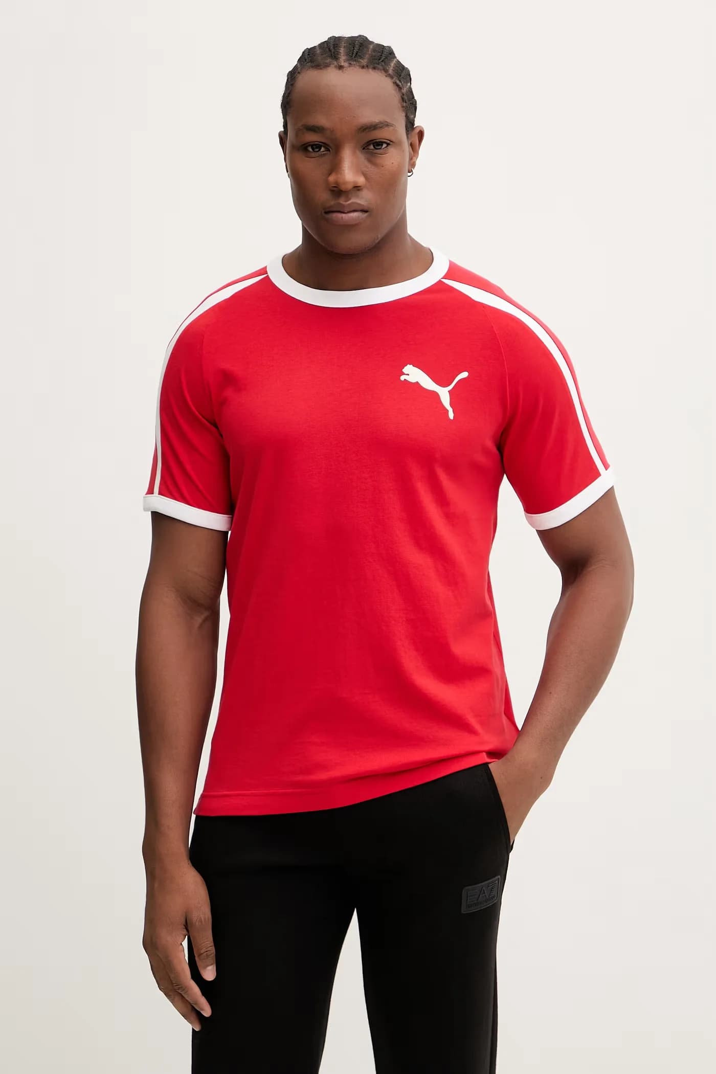 Хлопковая футболка Big Cat Ringer