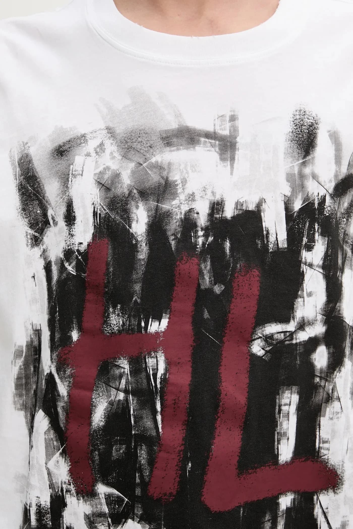 Хлопковая футболка SCRIBBLE.T3.MAL.LT. - фото 4