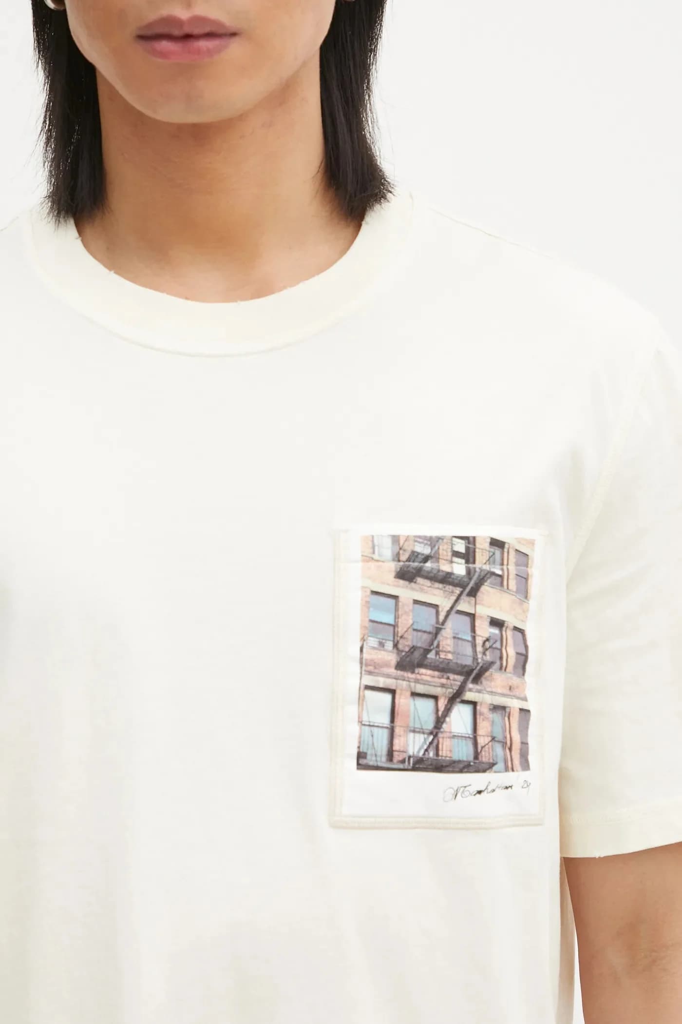 Хлопковая футболка Pstcard T Bldng.Mal - фото 4