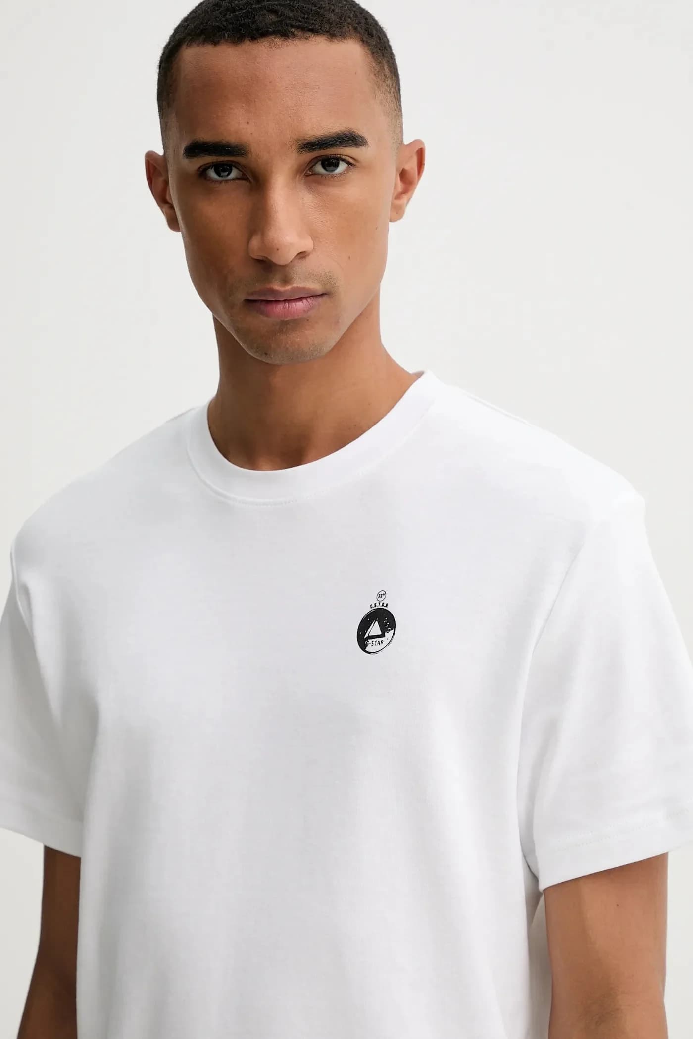 Хлопковая футболка с отделкой сзади - фото 4