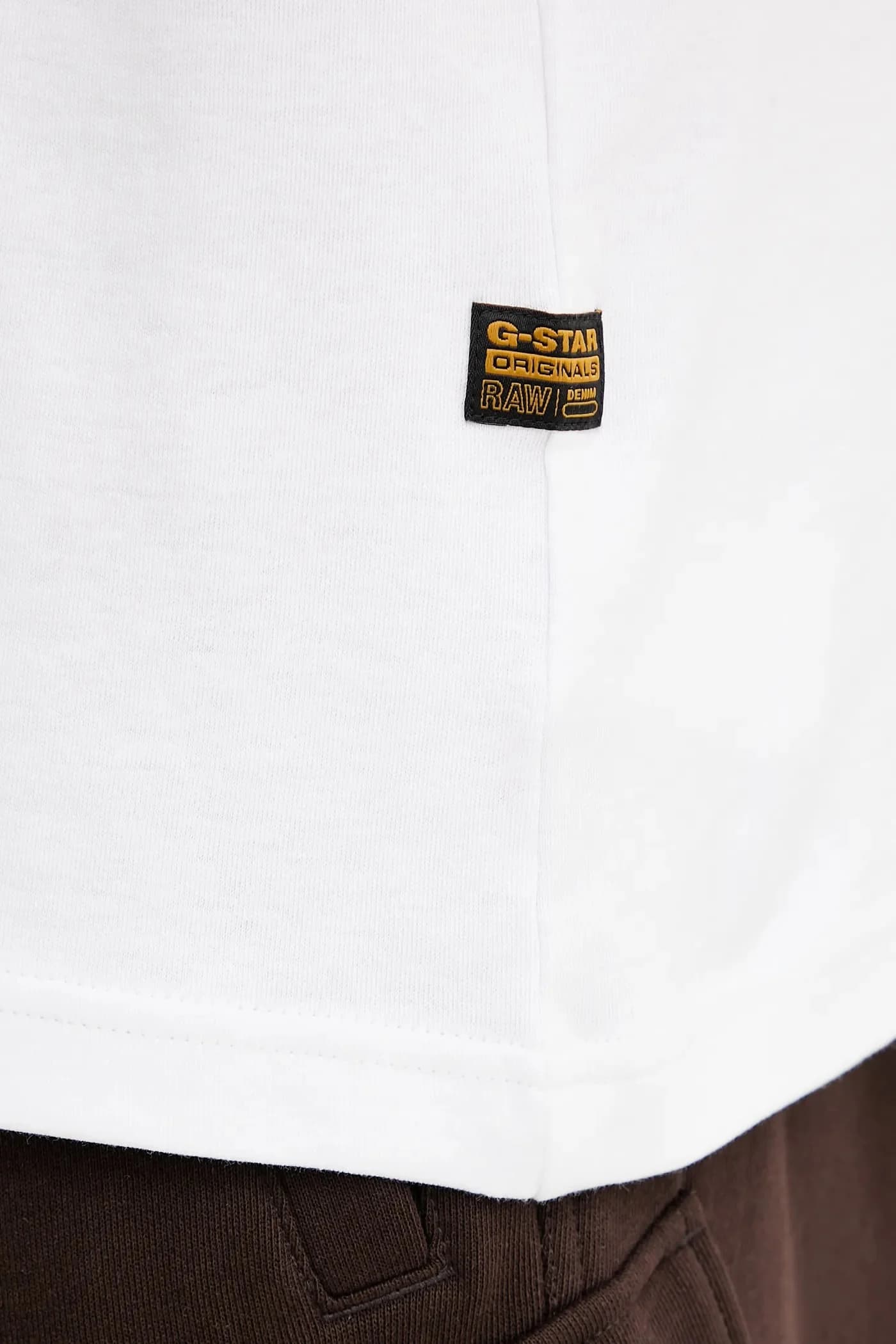 Хлопковая футболка с отделкой сзади - фото 6