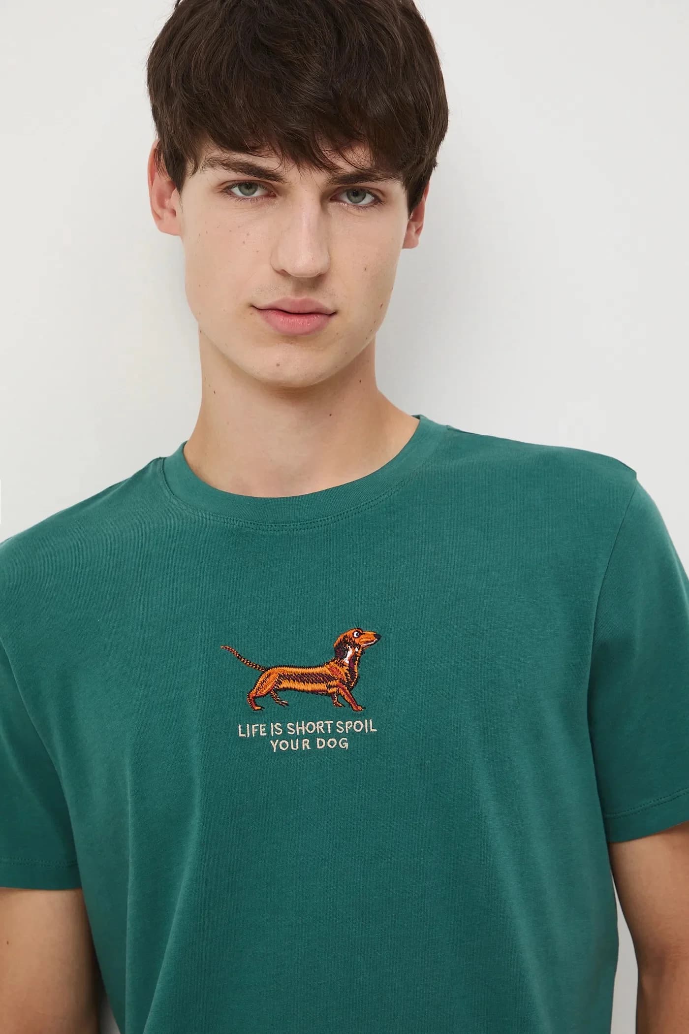 Хлопковая футболка - фото 5