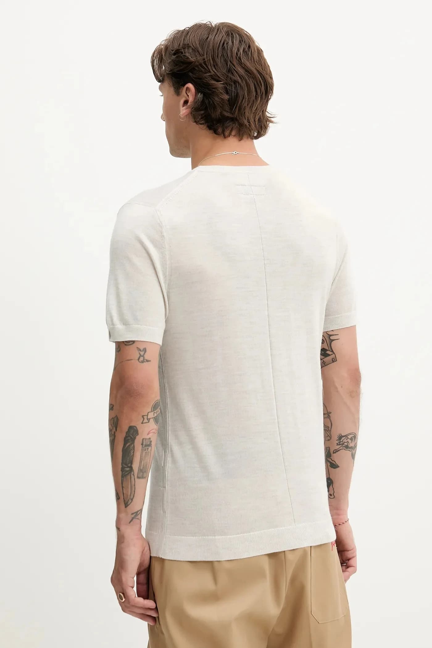 Шерстяная футболка - фото 3