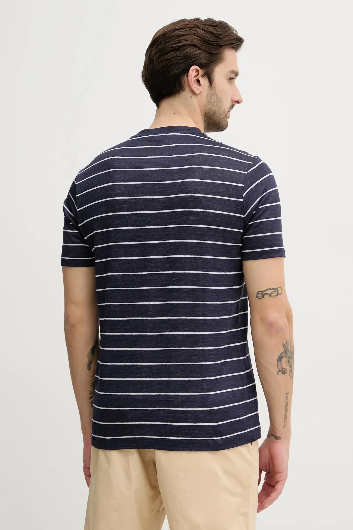 Льняная футболка - фото 3